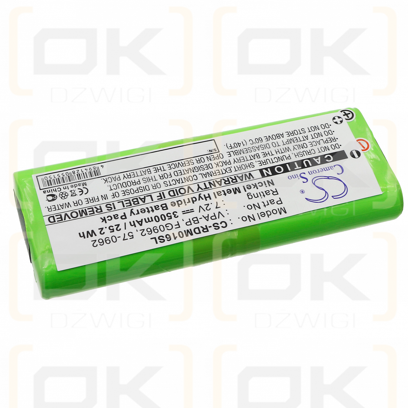 Rover DM16 / BAT-PACK-ST4-DM16 3500mAh Ni-MH 7.2V (Cameron Sino)