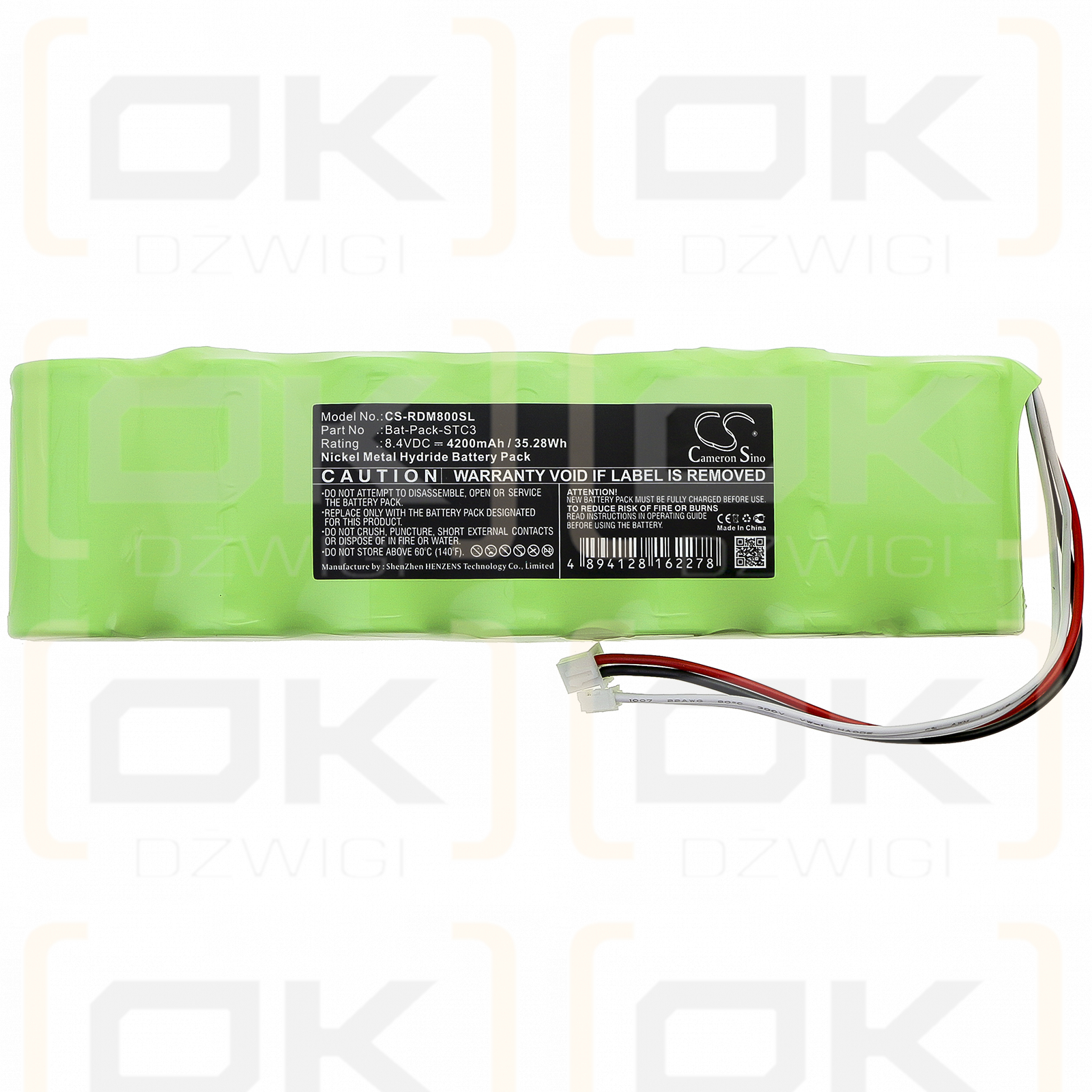 Rover HD ISDBT / Bat-Pack-STC3 4200mAh Ni-MH 8.4V (Cameron Sino)