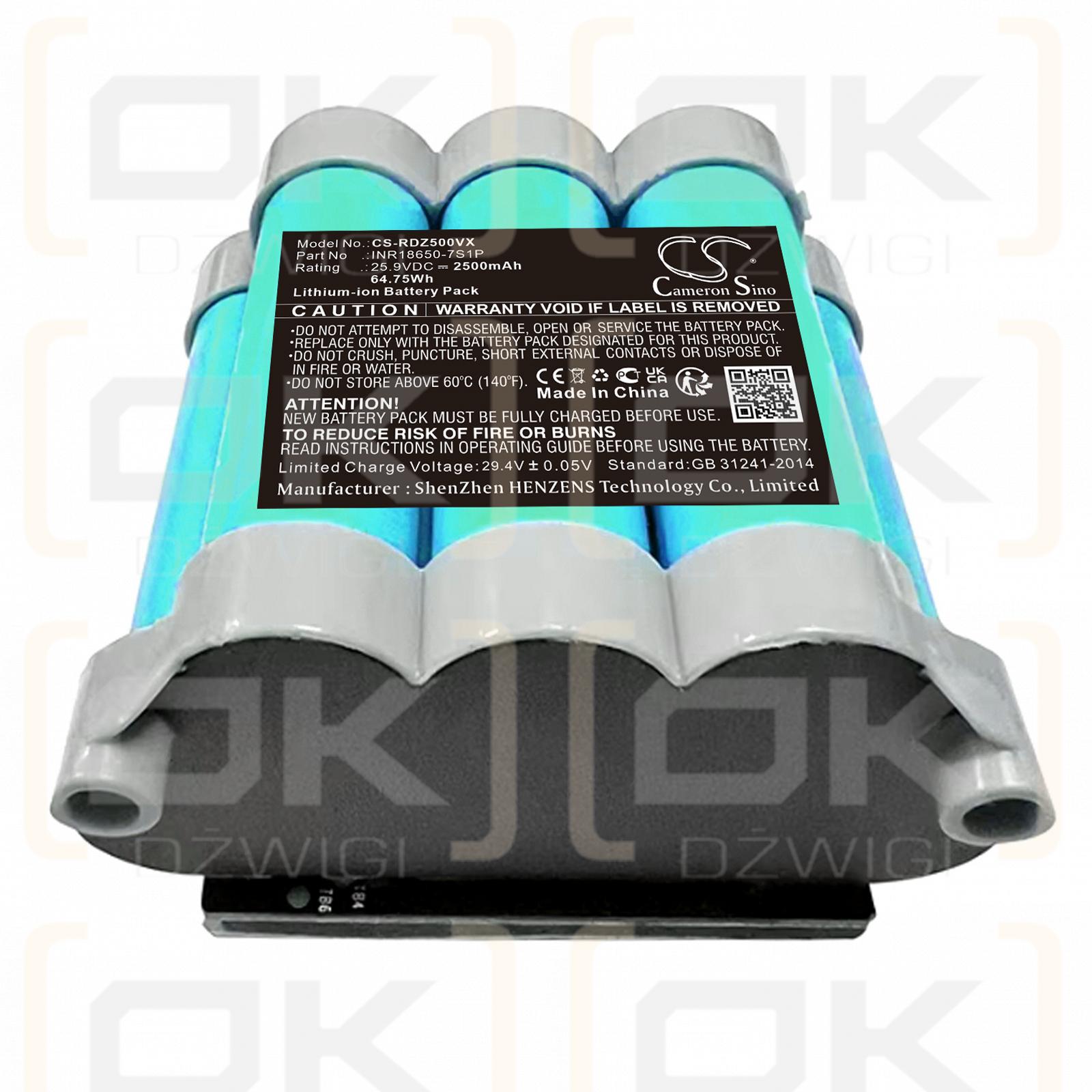 Roidmi XCQ05RM / INR18650-7S1P 2500 mAh Li-Ion 25,9 V (Cameron Sino)