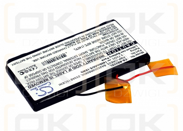 Creative DAP-HDD004 / PMP-CRE03 1400 мАч Li-ion 3,7 В (Cameron Sino)