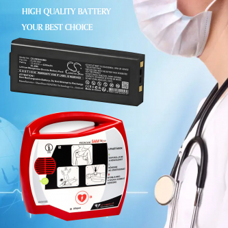 Progetti Rescue Sam Defibrillator / ELRS-002 4200 mAh Li-MnO2 12 V (Cameron Sino)
