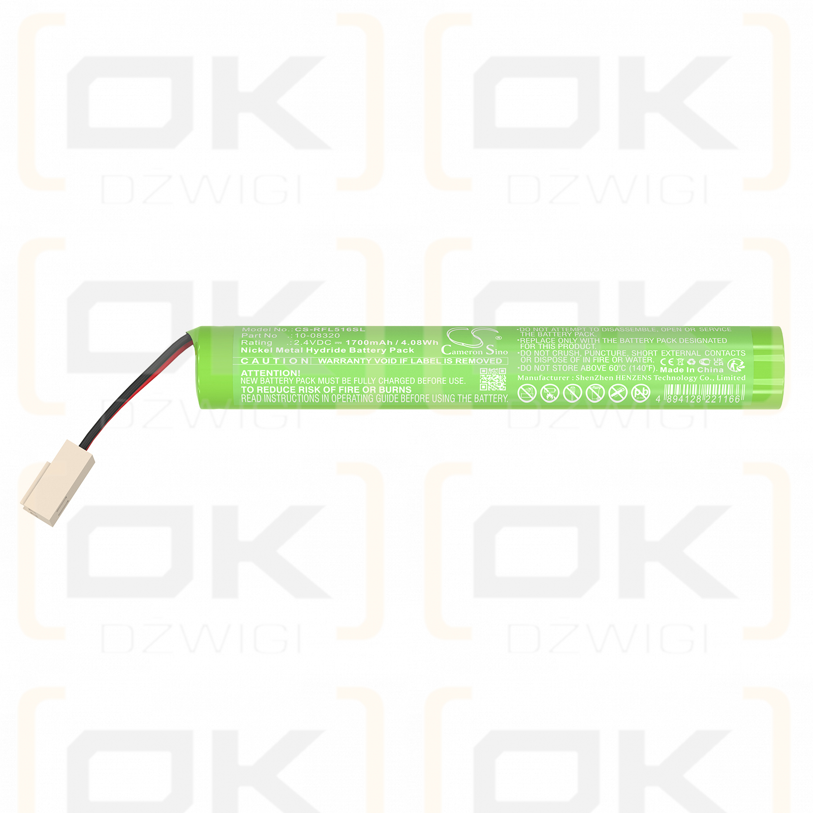 Geo-Fennel Rotationslaser EL 515 Plus / 10-08320 1700mAh Ni-MH 2.4V (Cameron Sino)