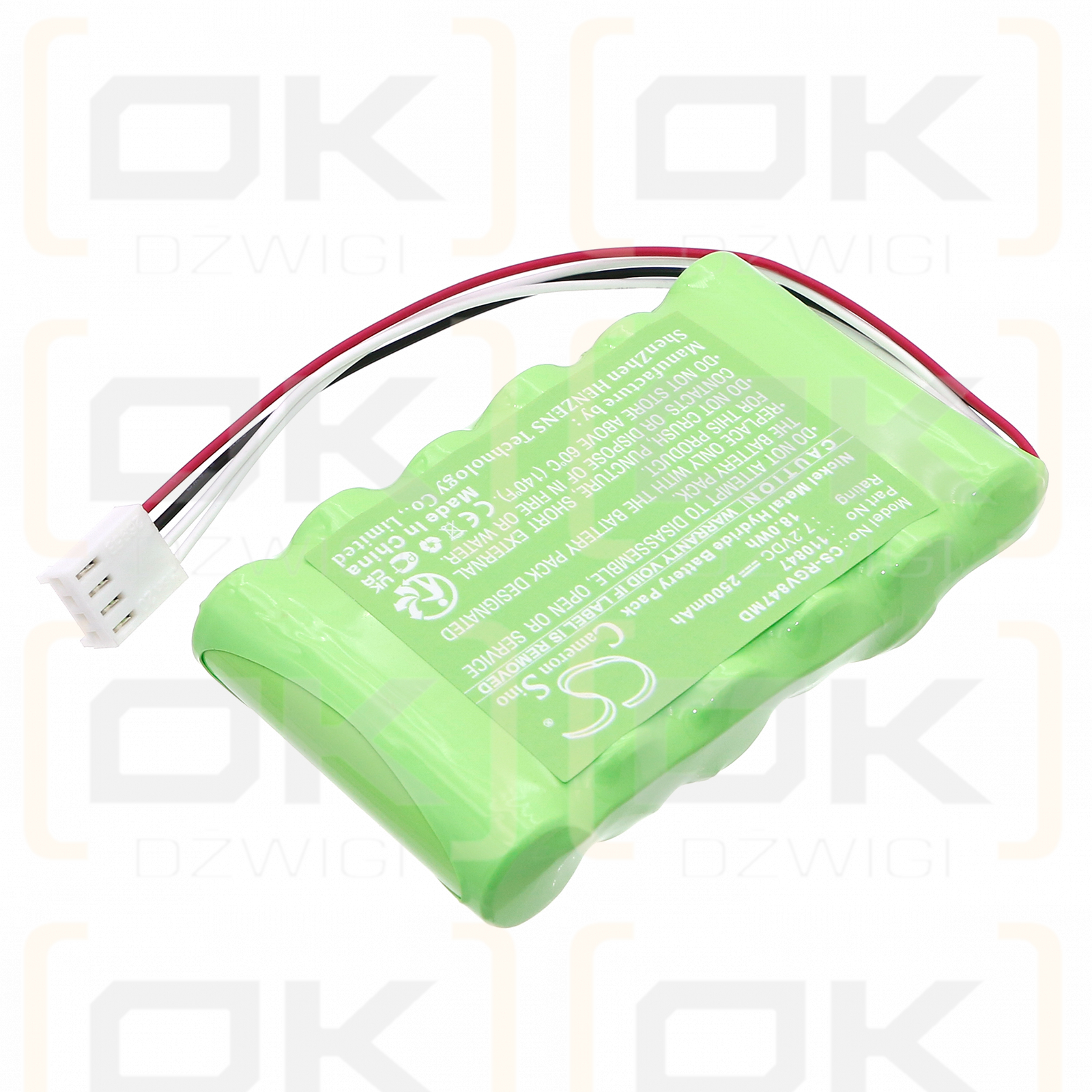 Rigel Uni-Sim Vital Signs Simulator / 110847 2500mAh Ni-MH 7.2V (Cameron Sino)