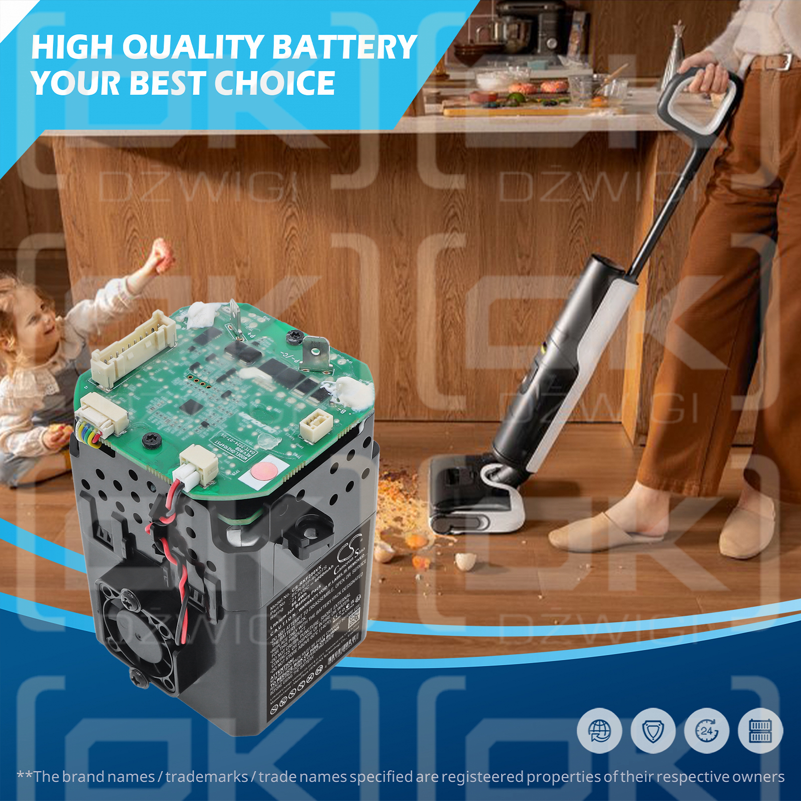 Roborock F25 RT / BCR-61P-4000TS 4000 mAh Li-ion 21.6 V (Cameron Sino)