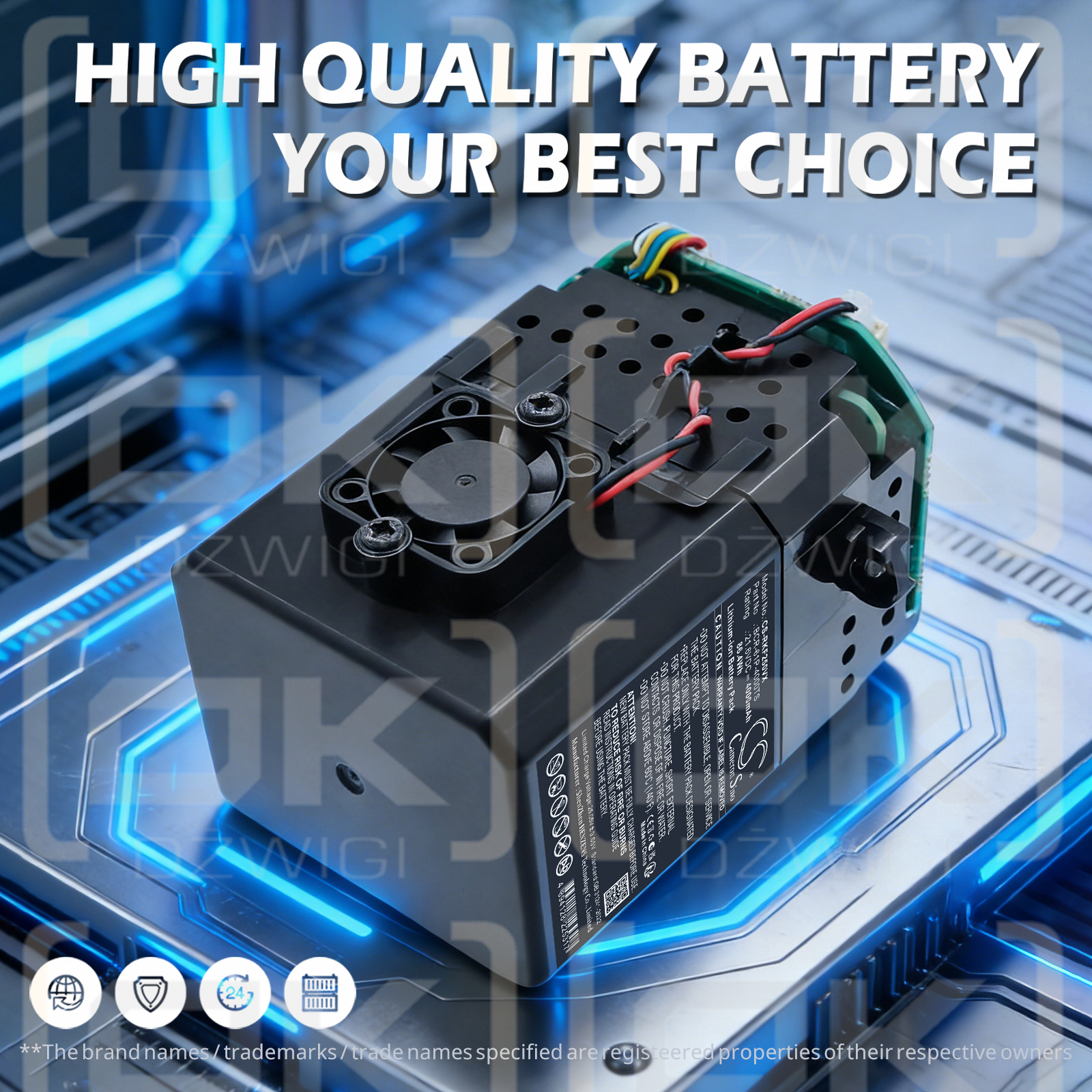 Roborock F25 RT / BCR-61P-4000TS 4000 mAh Li-ion 21.6 V (Cameron Sino)