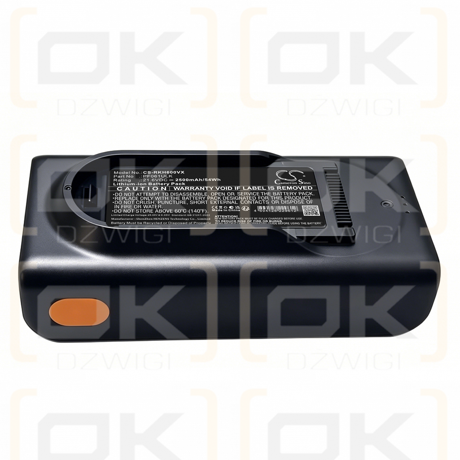 Bateria zamienna do Roborock H60 Hub Ultra / PF081ULK 2800 mAh Li-ion 29.6 V (Cameron Sino)