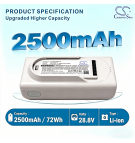 Bateria zamienna do Roborock H60 Hub Pro / PF082ULK 2500 mAh Li-ion 28.8 V (Cameron Sino)