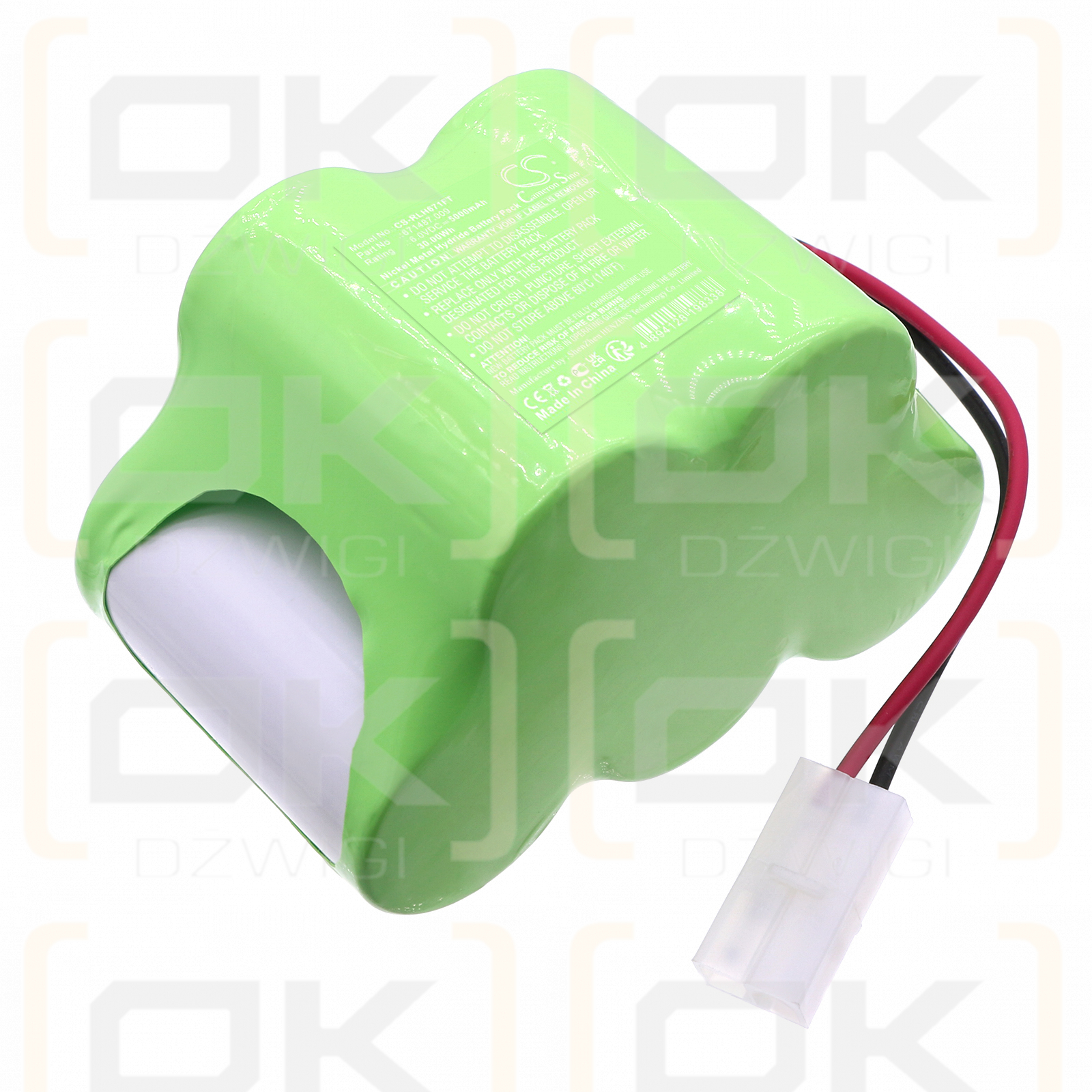 RZB Leuchten EHSS / 671487.009 5000mAh Ni-MH 6.0V (Cameron Sino)