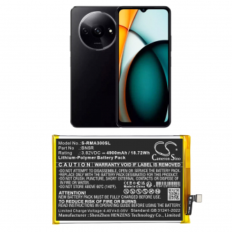 Redmi A3 4G / BN5R 4900 mAh Li-Polymer 3,82 V (Cameron Sino)