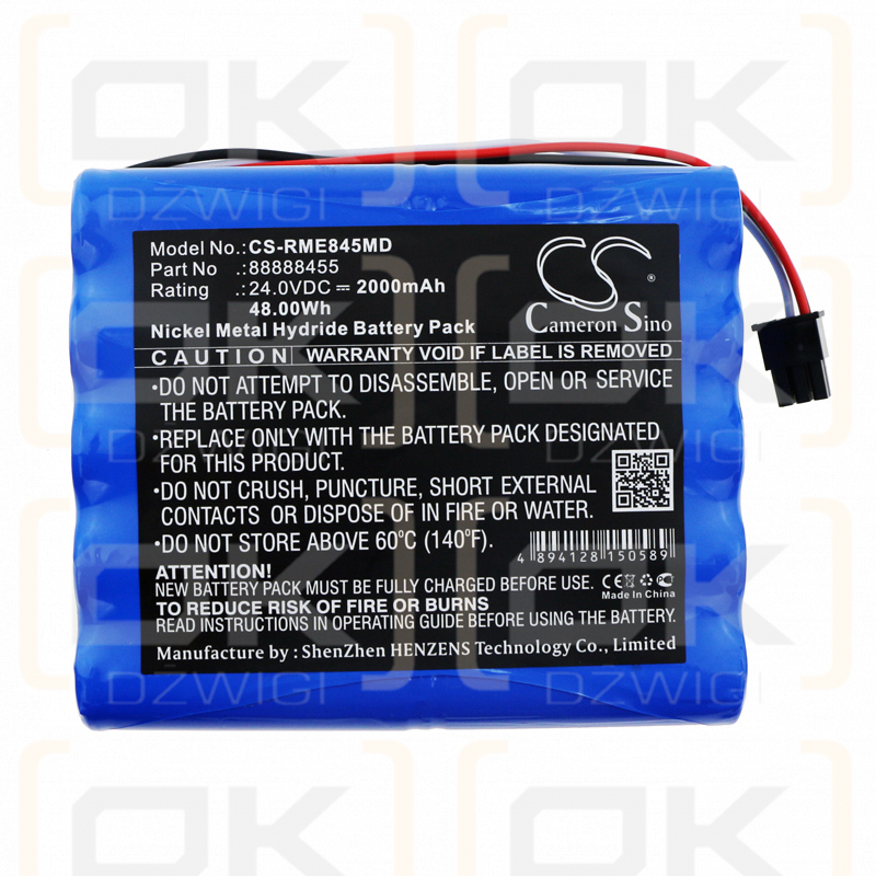 ResMed VS III / 88888455 2000 mAh Ni-MH 24,0 V (Cameron Sino)