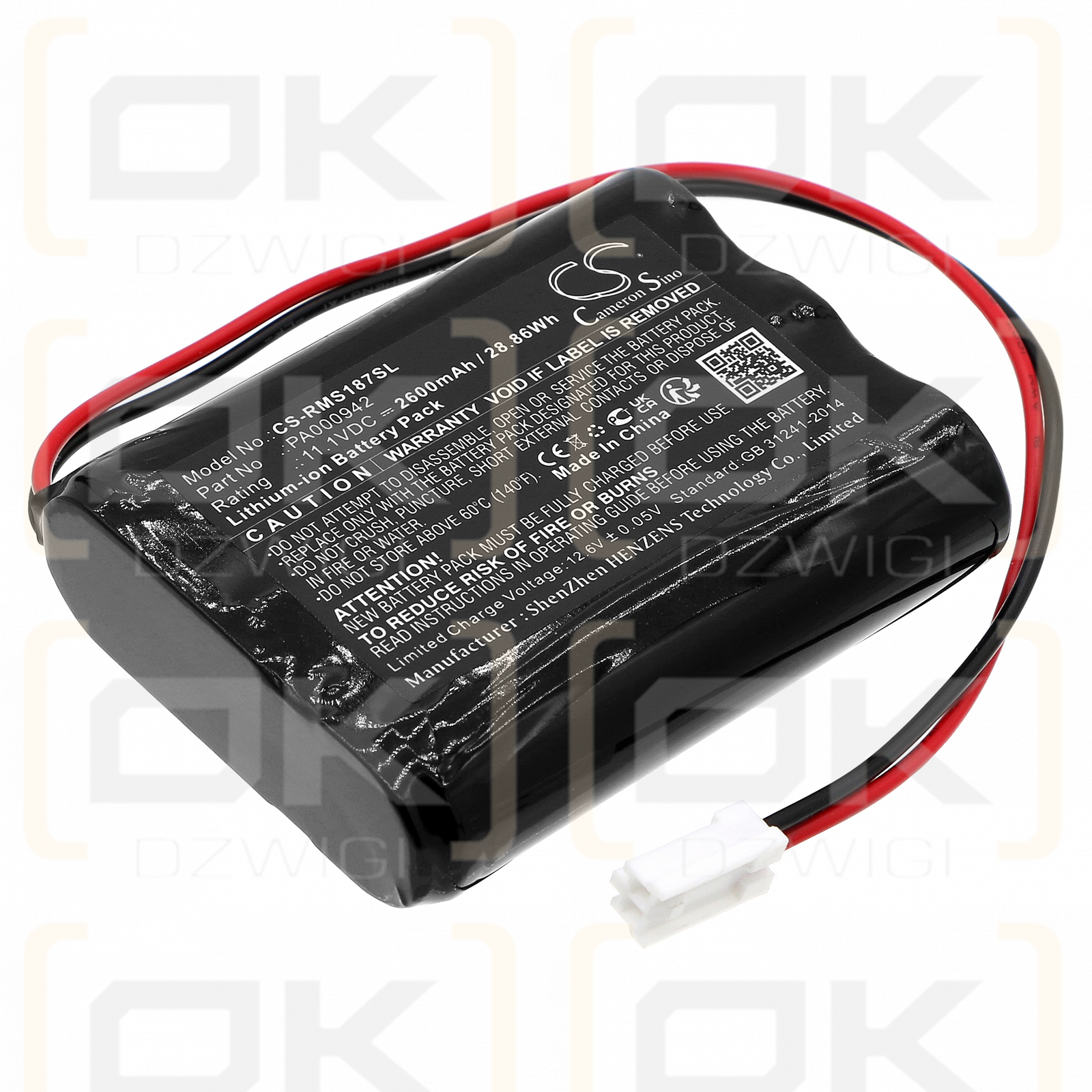 Heim und Haus GEC 12-W37 / PA000942 2600mAh Li-ion 11.1V (Cameron Sino)