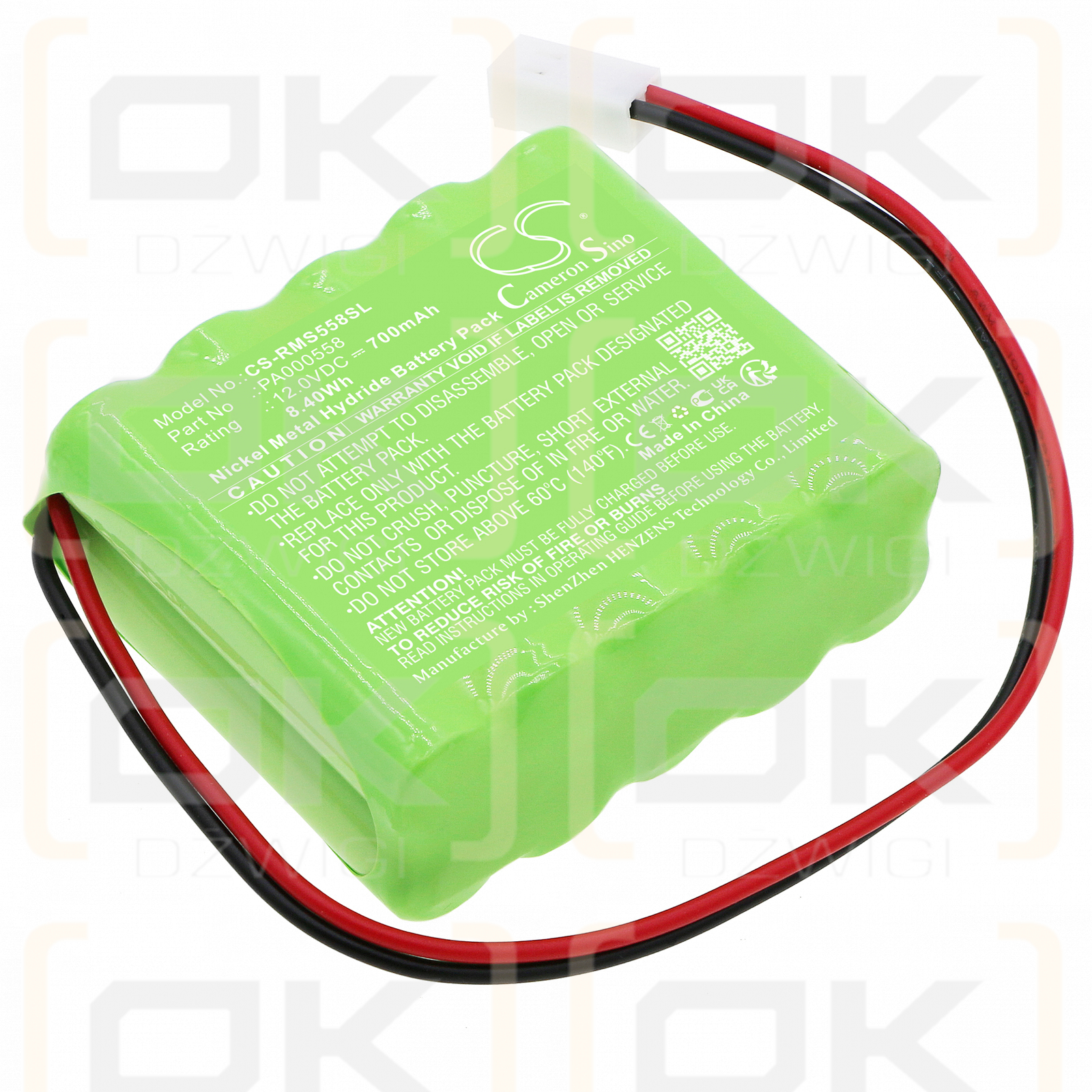 Roma Roma Rollladen 4508470 / PA000558 700mAh Ni-MH 12.0V (Cameron Sino)