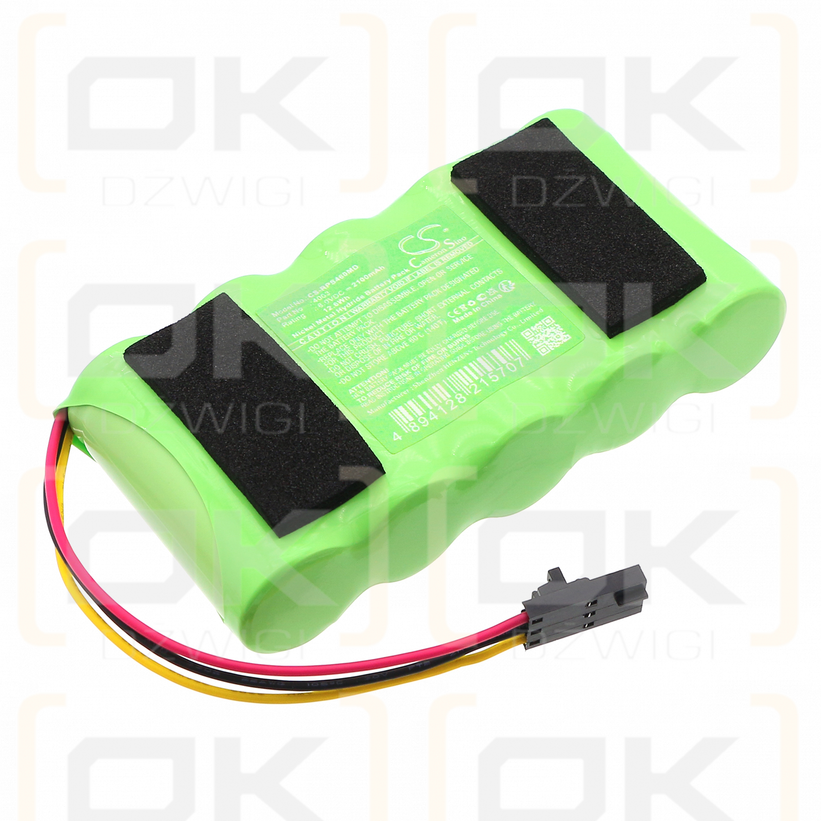 Respironics Smart Monitor 2 / 4003 2100mAh Ni-MH 6.0V (Cameron Sino)