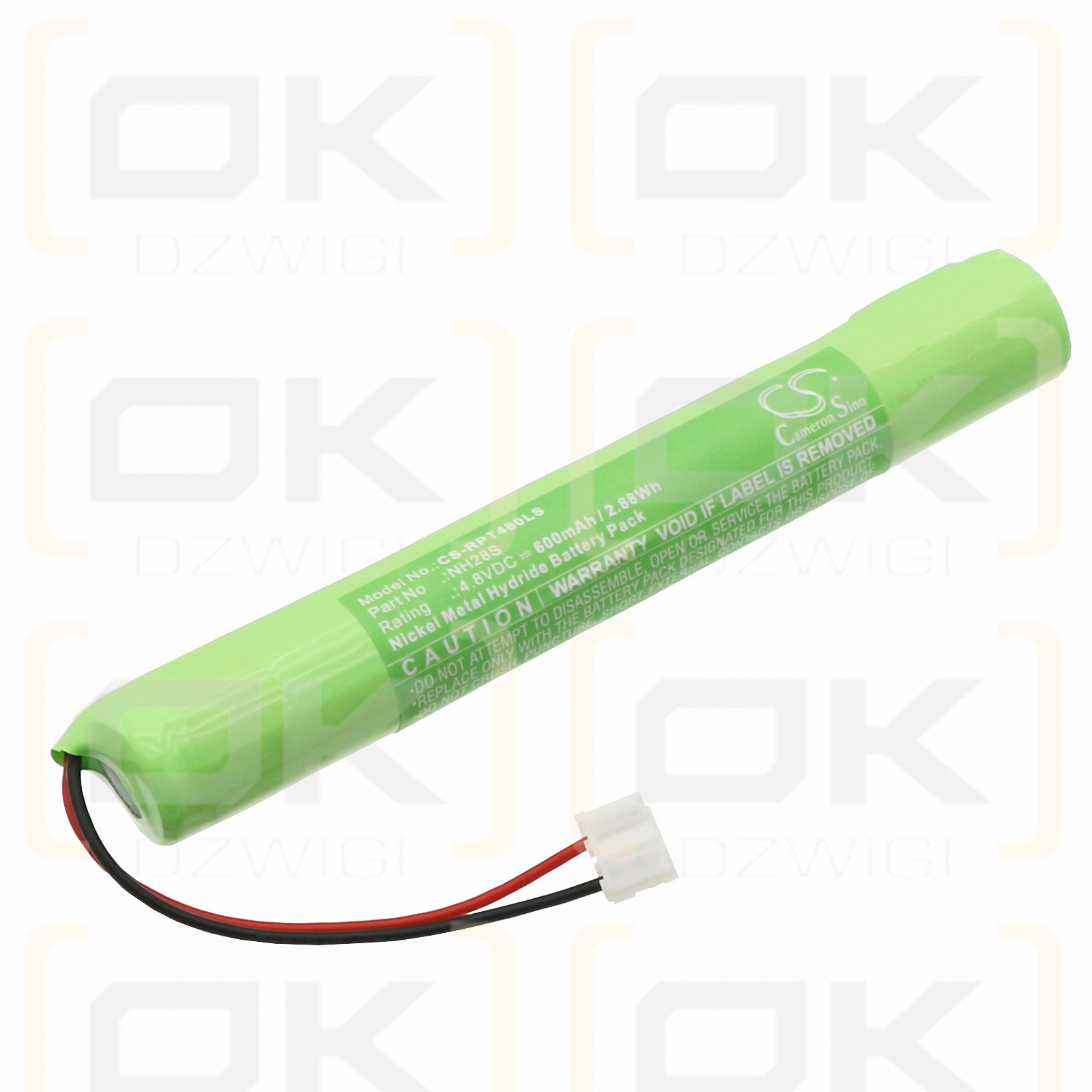 RP-Technik NIMH4805S.ST / NH28S 600mAh Ni-MH 4.8V (Cameron Sino)