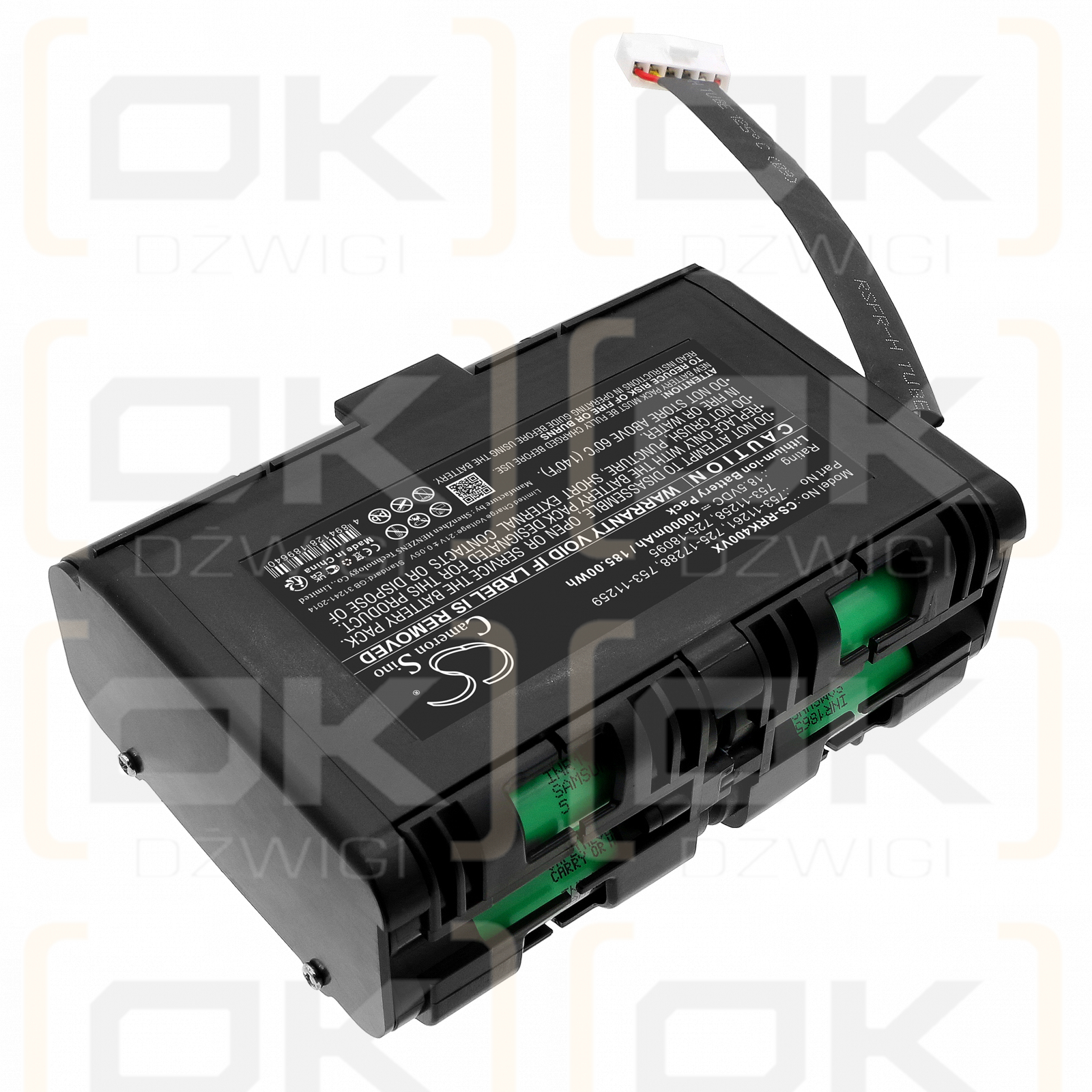 CubCadet XR5 3000 / 753-11261 10000mAh Li-ion 18.5V (Cameron Sino)