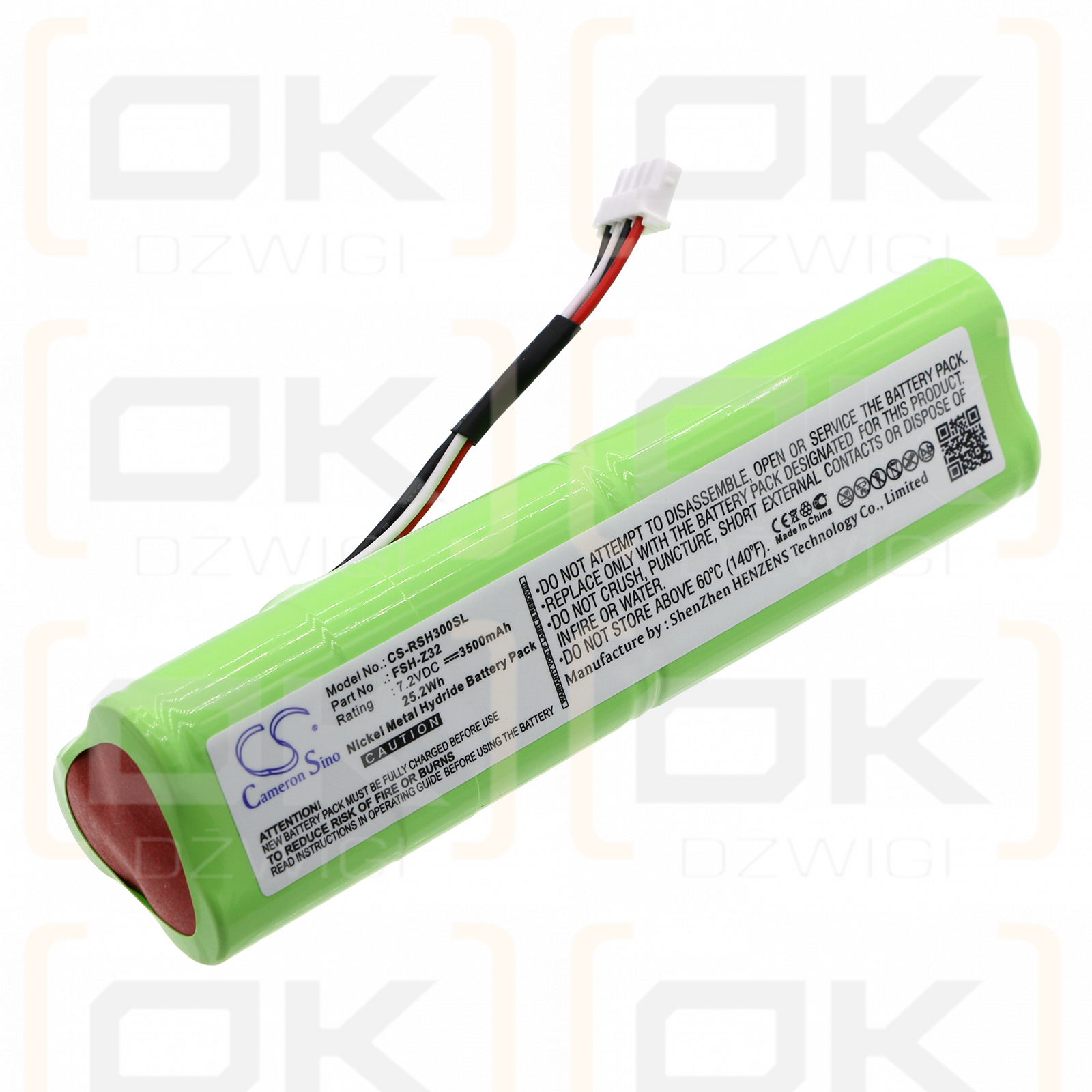 Rohde & Schwarz FSH626 / FSH-Z32 3500mAh Ni-MH 7.2V (Cameron Sino)