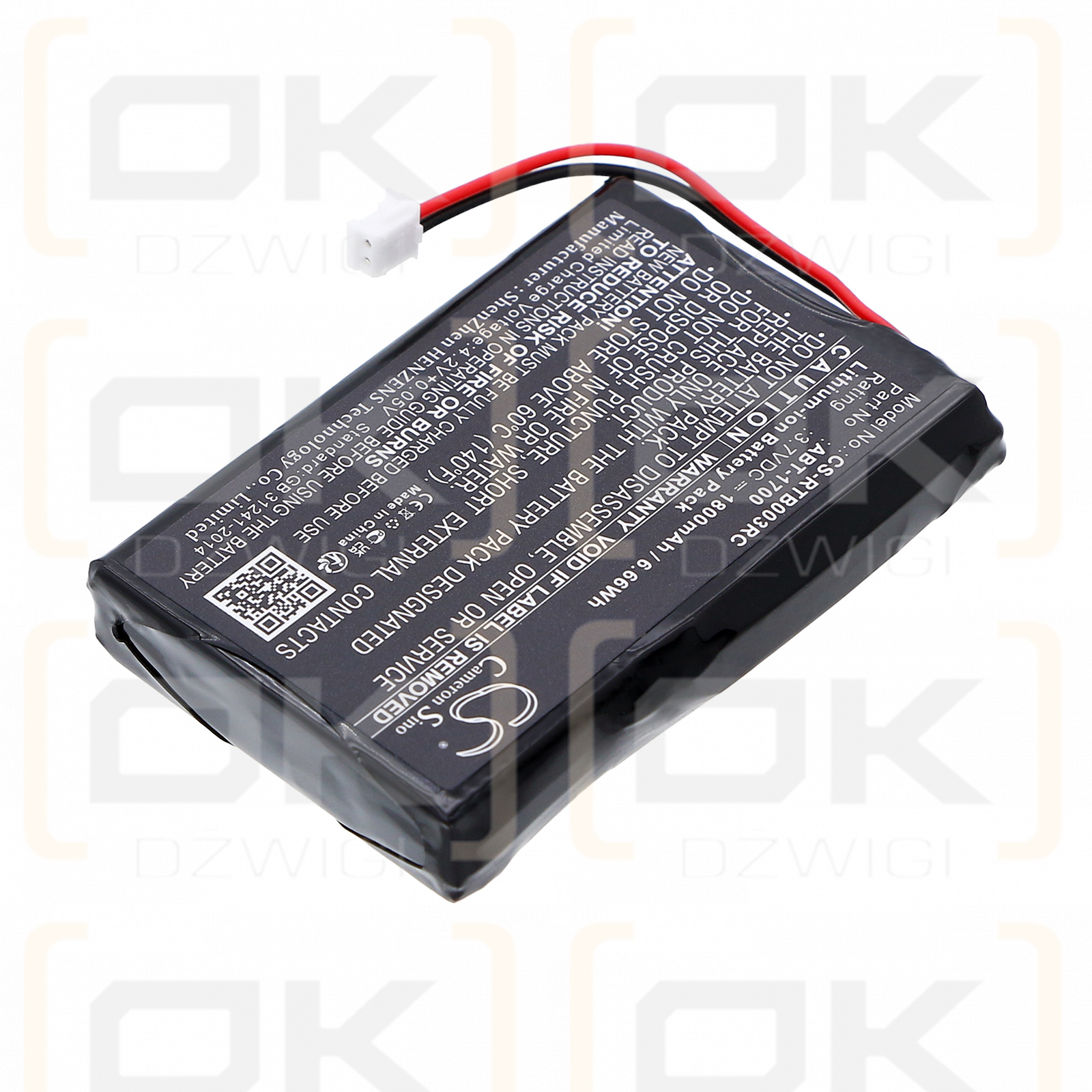 RTI T3-V+ / ATB-1700 1800 мАч Литий-ионный 3,7 В (Cameron Sino)