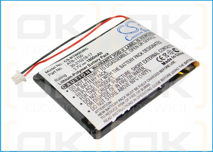 RTI T3-V+ / ATB-1700 1800mAh Li-ion 3.7V (Cameron Sino)