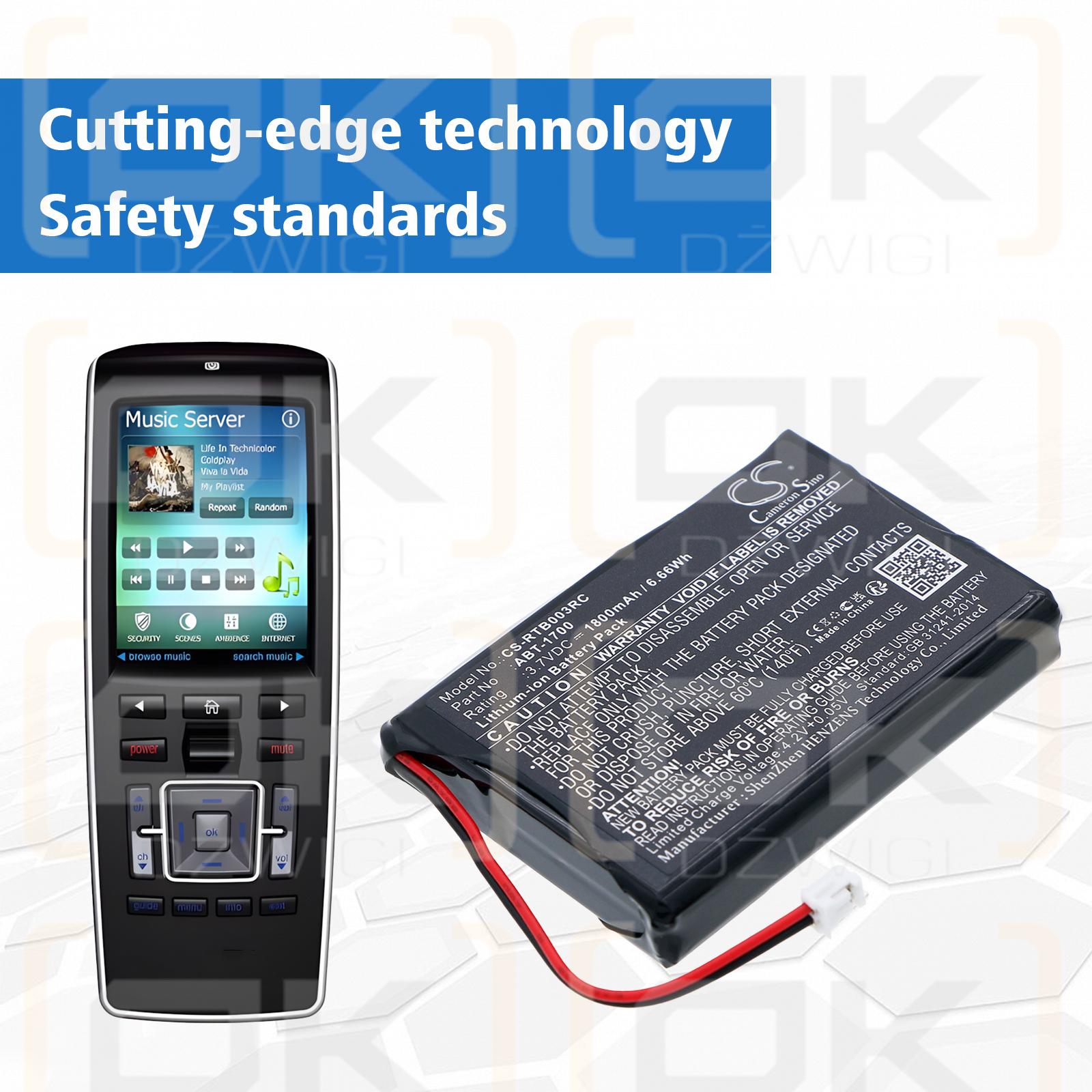 RTI T3-V+ / ATB-1700 1800 мАч Литий-ионный 3,7 В (Cameron Sino)