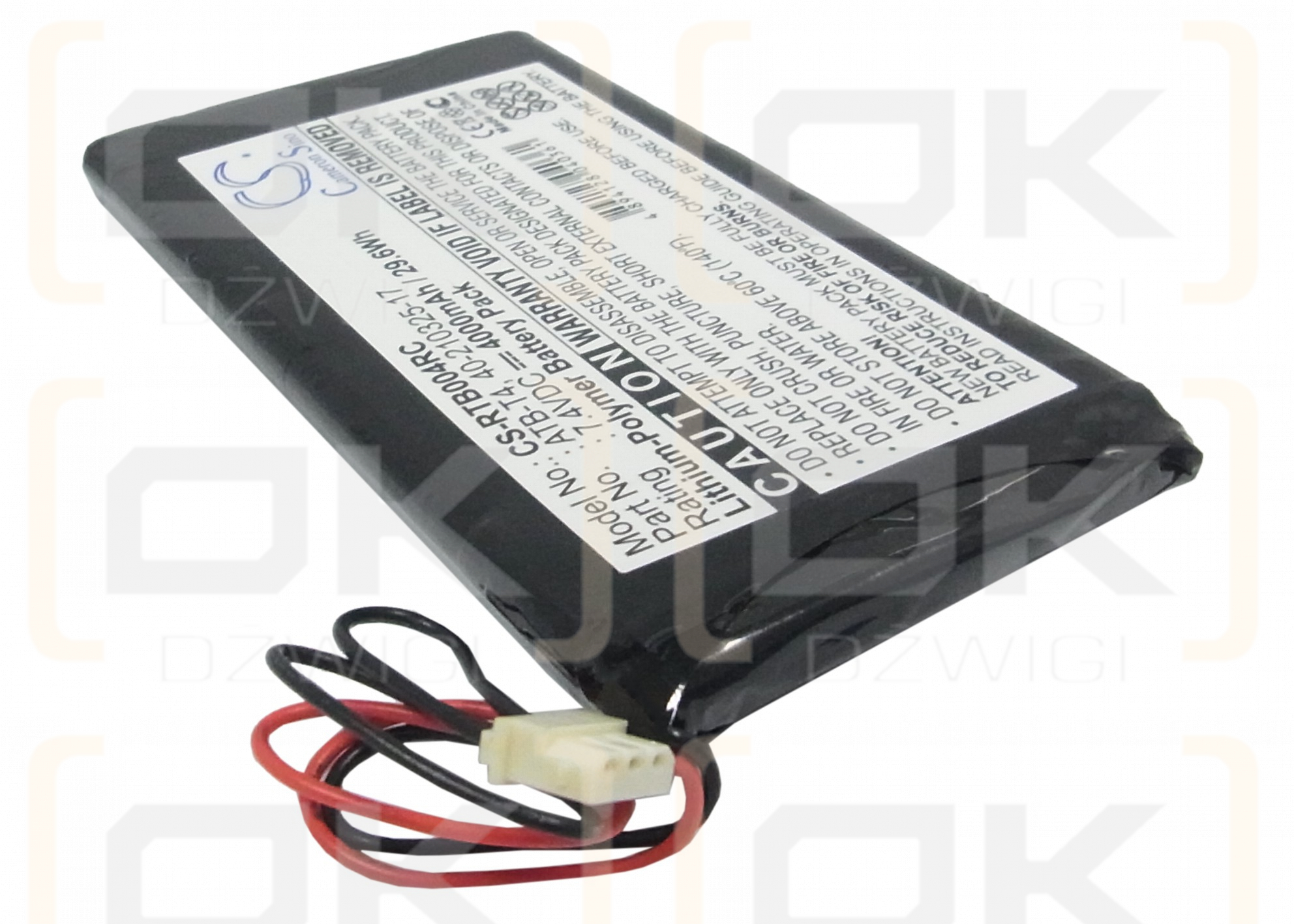 RTI Zig Bee / ATB-T4 4000mAh Li-Polymer 7.4V (Cameron Sino)