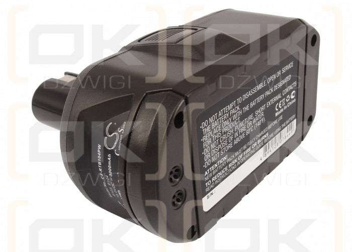 Ryobi RLT183225F / P104 3000 mAh Li-Ion 18,0 V (Cameron Sino)