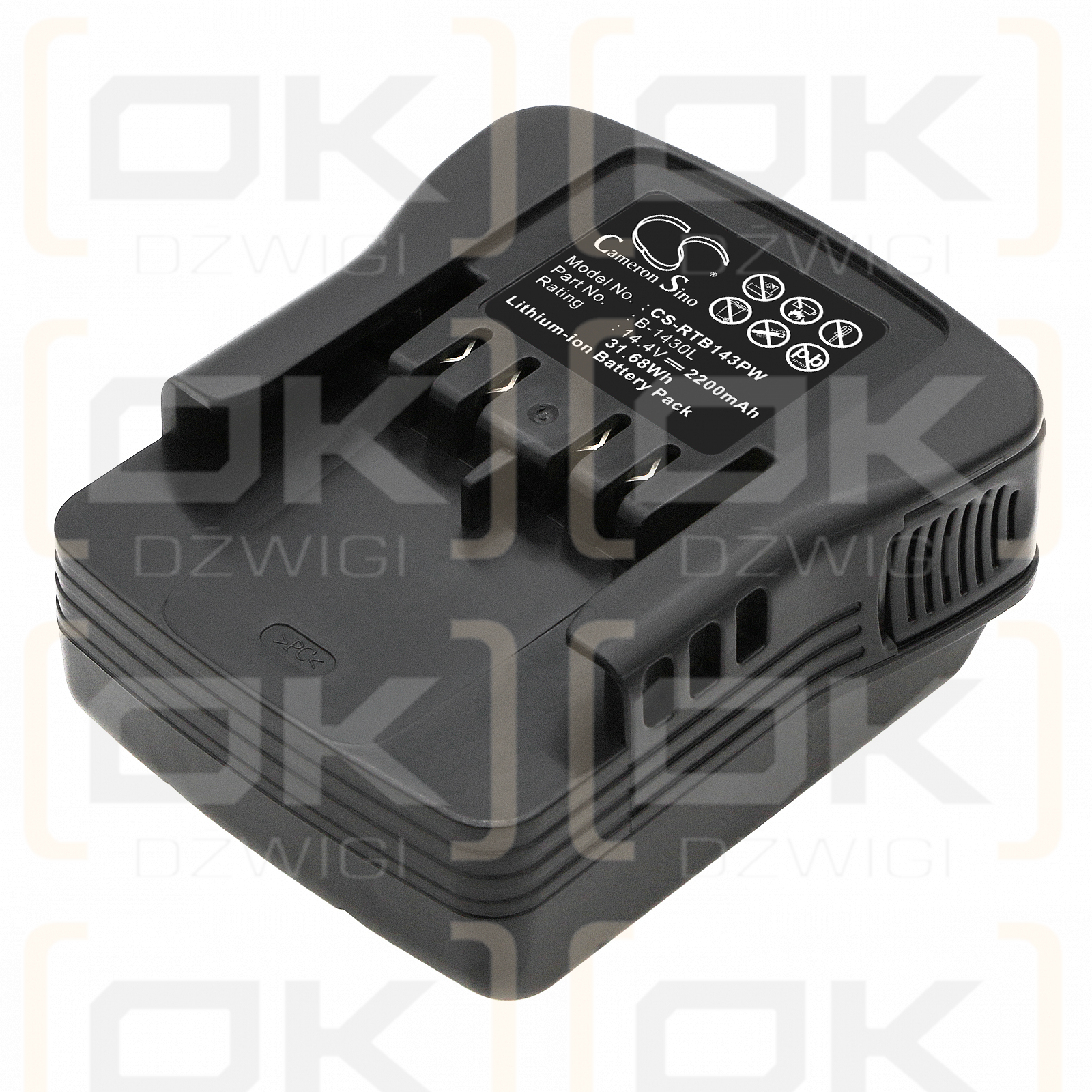 Ryobi BDM-143 / B-1430L 2200 mAh Li-Ion 14,4 V (Cameron Sino)