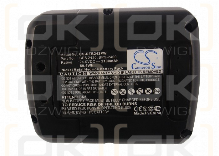 Ryobi CRH-240RH / BPS 2420 2100 mAh Ni-MH 24 V (Cameron Sino)