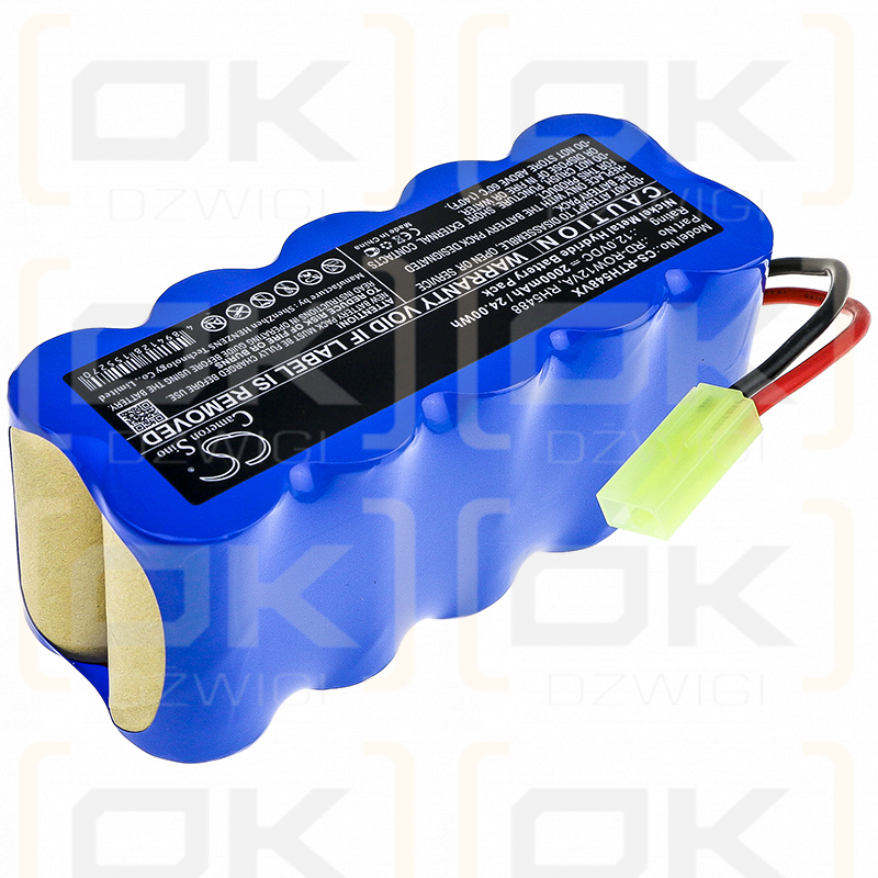 Rowenta RH846301/9A0 / RD-ROW12VA 2000 mAh Ni-MH 12,0 V (Cameron Sino)