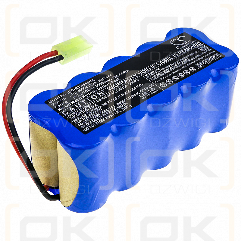 Rowenta RH846301/9A0 / RD-ROW12VA 2000 mAh Ni-MH 12,0 V (Cameron Sino)