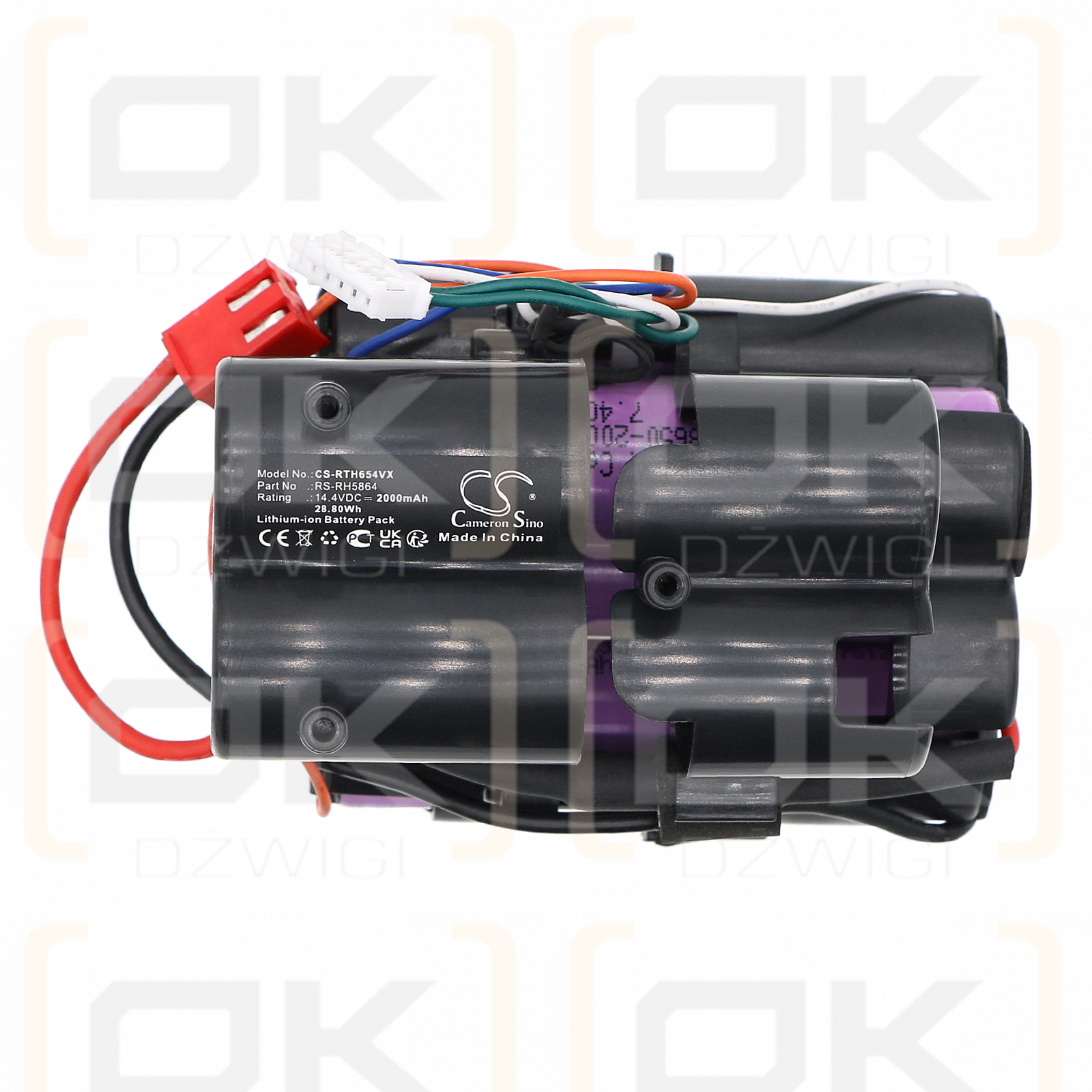 Rowenta Airforce Light / RS-RH5864 2000mAh Li-ion 14.4V (Cameron Sino)