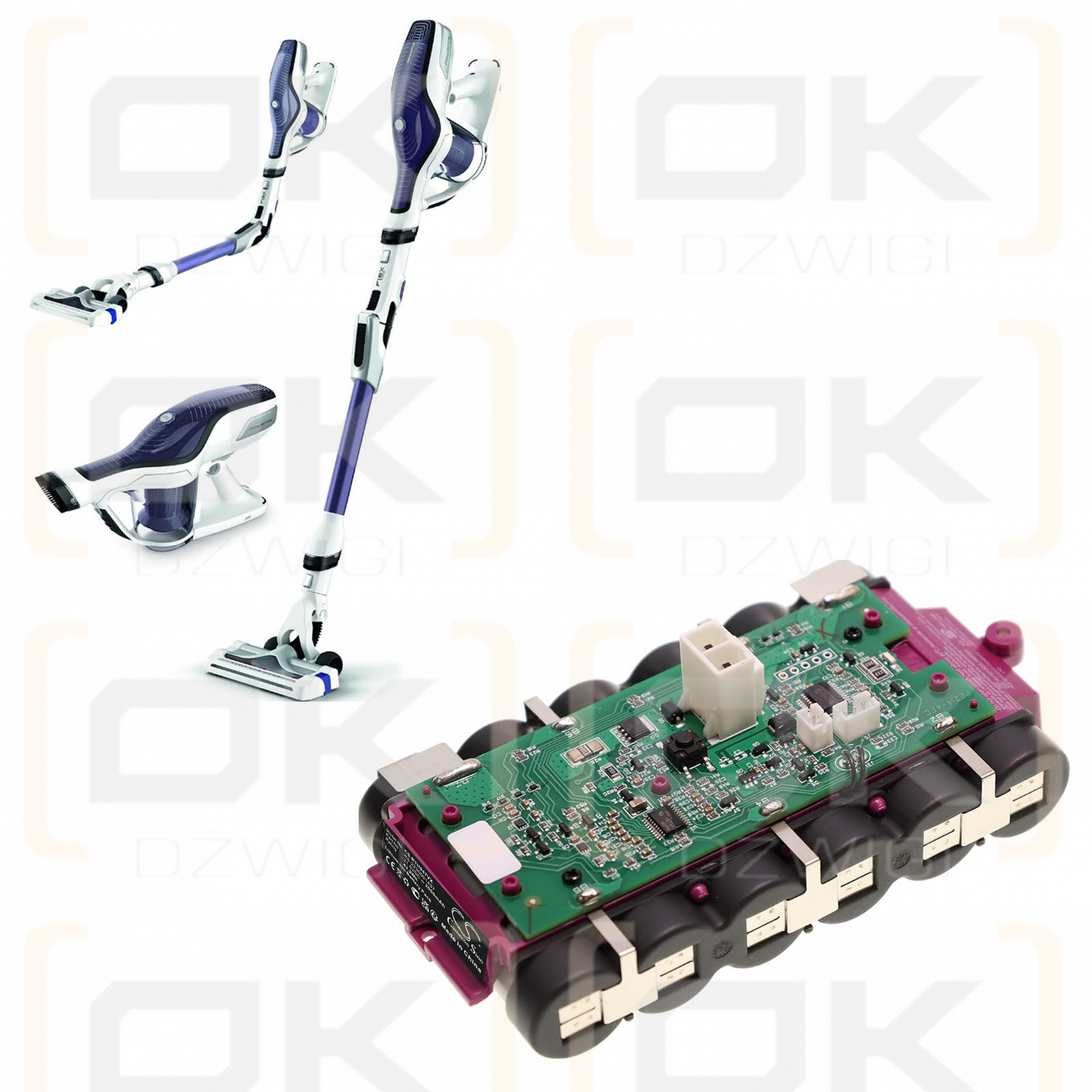 OBH Nordica X-PERT ESSENTIAL 260 21.9 V / RS-2230001437 2000mAh Li-ion 21.6V (Cameron Sino)