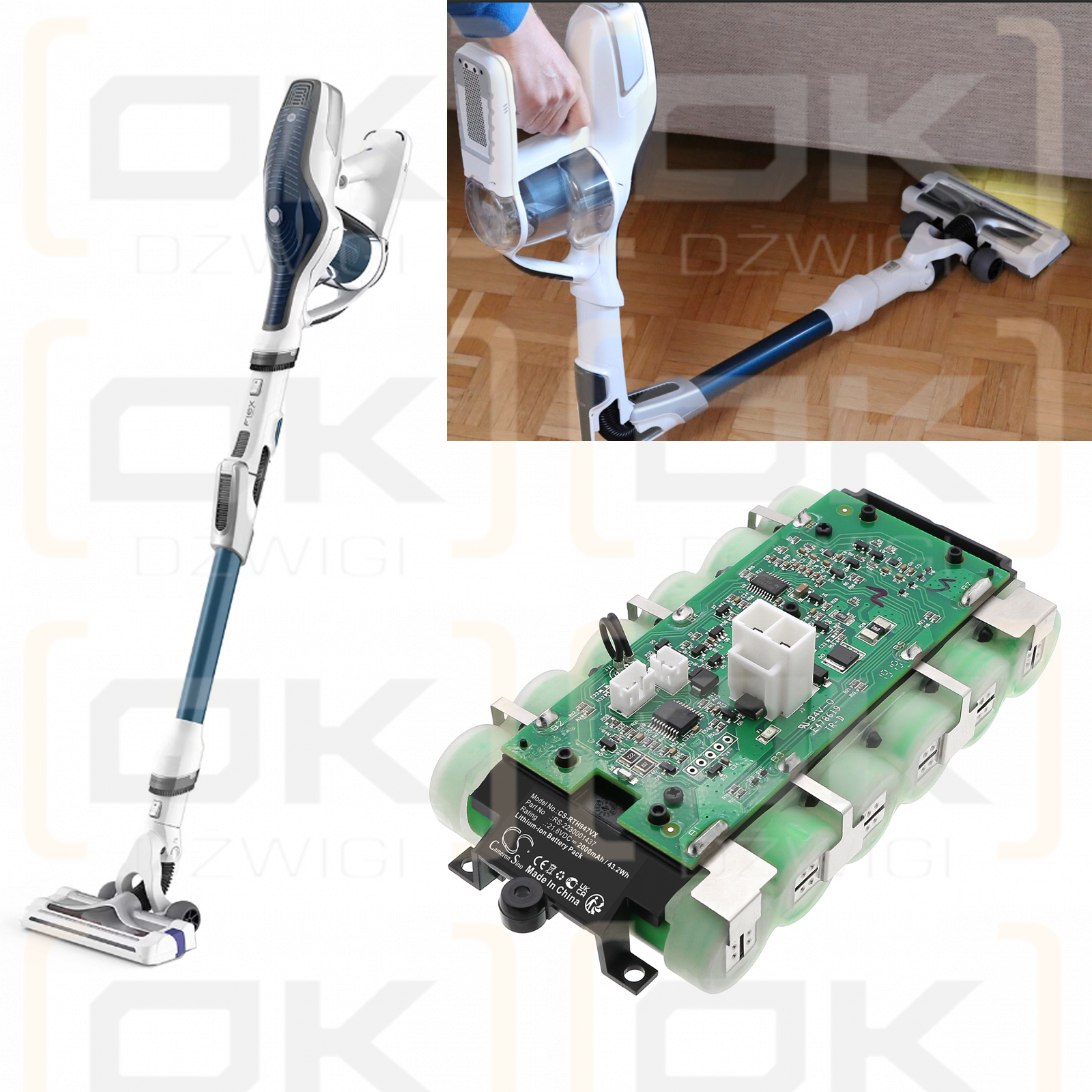 OBH Nordica X-PERT ESSENTIAL 260 21.9 V / RS-2230001437 2000mAh Li-ion 21.6V (Cameron Sino)