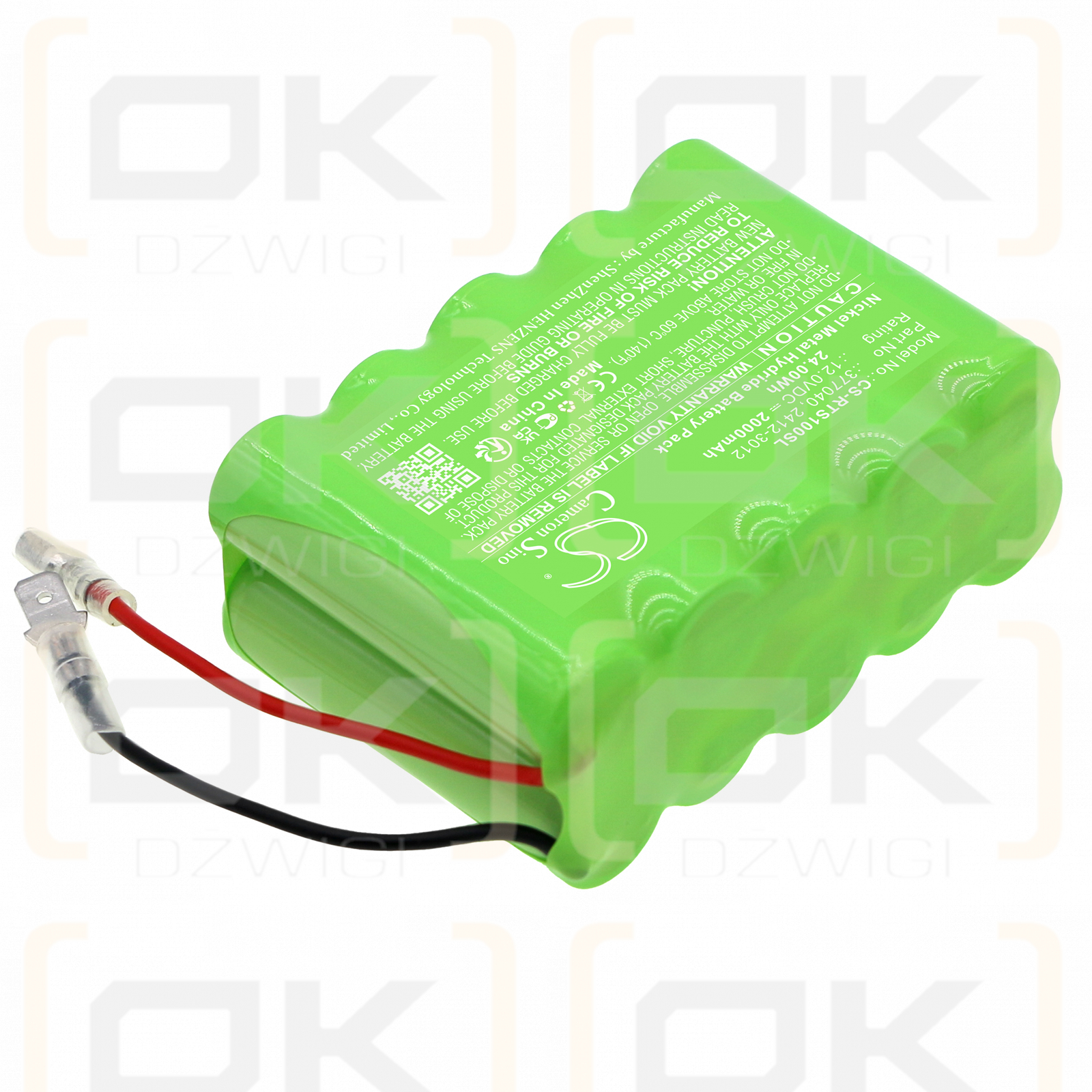 Roto RotoMatic DS1000 / 377040 2000mAh Ni-MH 12.0V (Cameron Sino)