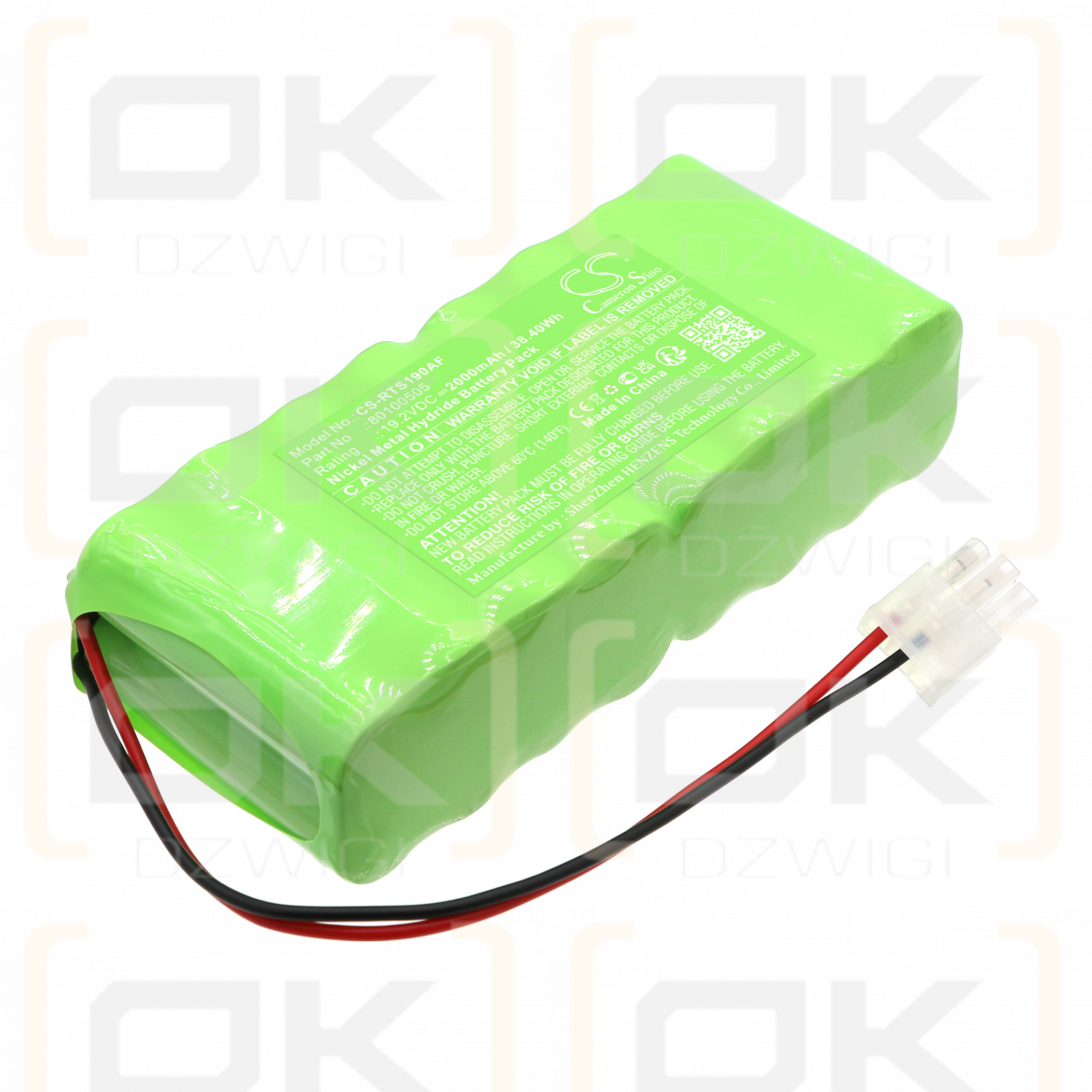 agtatec AG BAT 19 / 80100505 2000mAh Ni-MH 19.2V (Cameron Sino)