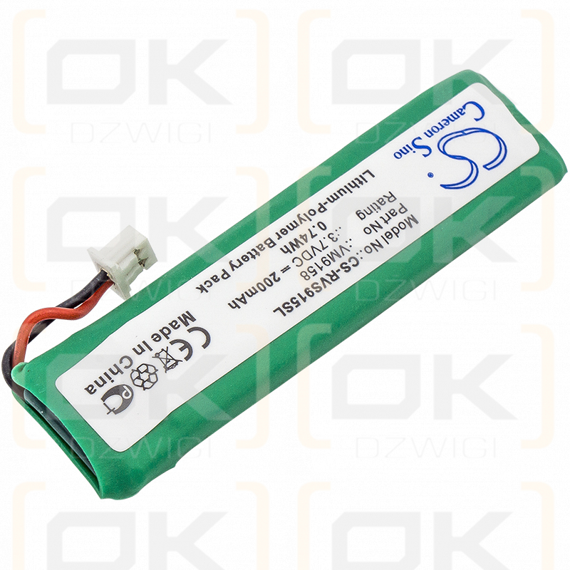 Revolabs xTag / VM9158 200mAh Li-Polímero 3.7V (Cameron Sino)