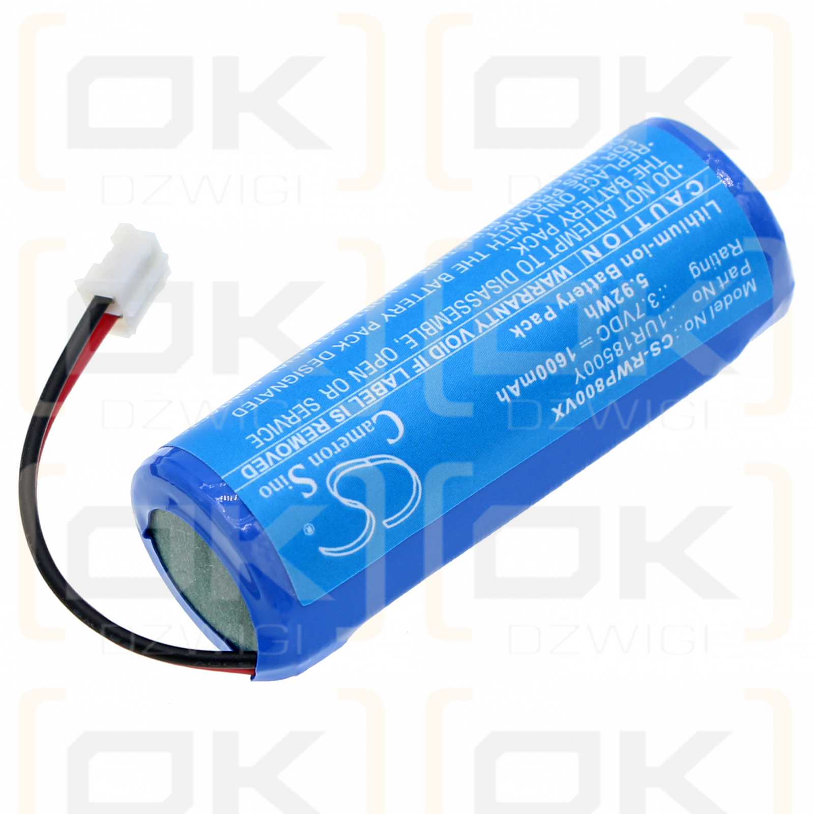 Rowenta NU9460N0/23 Wet & Dry SPA Sensation Epilierer / 1UR18500Y 1600 mAh Li-Ion 3,7 V (Cameron Sino)