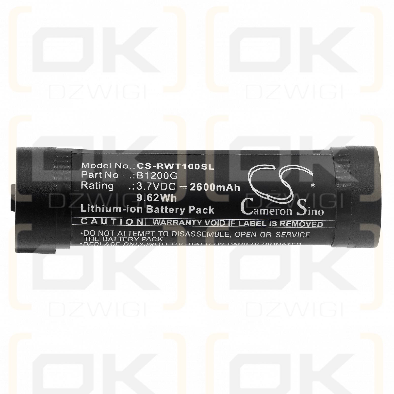 RealWear B1200G / B1200G 2600mAh Li-ion 3.7V (Cameron Sino)