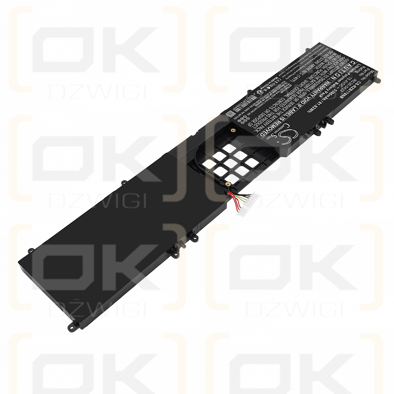 Replacement Battery for Razer Blade 17 RTX 3080 Ti / RC30-0423 5300 mAh Li-Polymer 15.4 V (Cameron Sino)