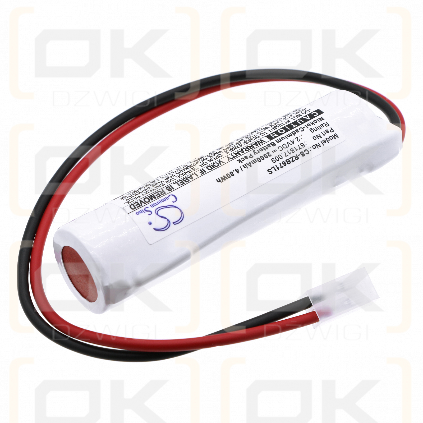 RZB 671817.009 / 671817.009 2000mAh Ni-CD 2.4V (Cameron Sino)