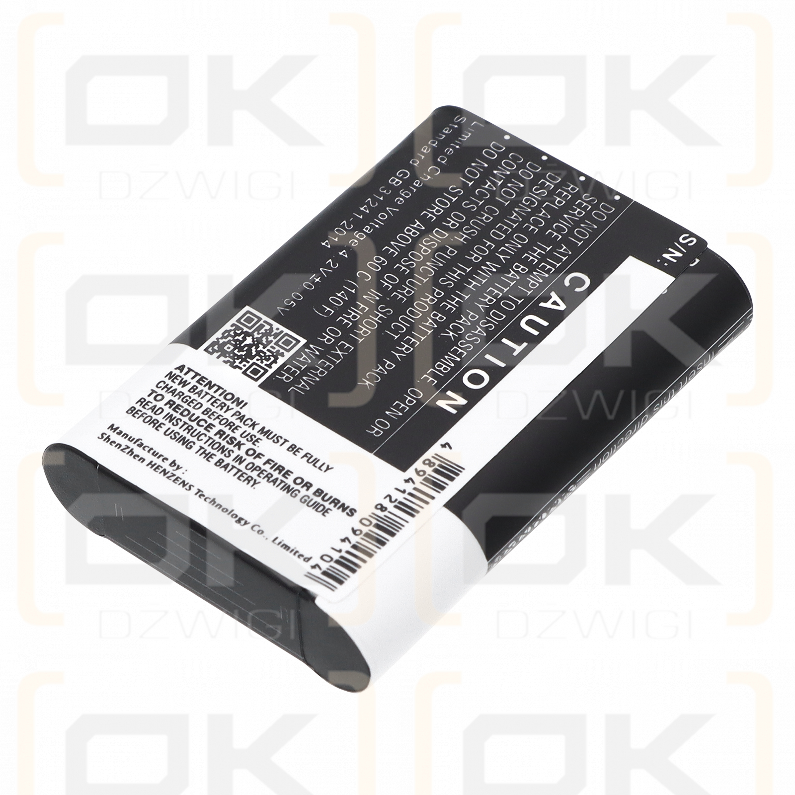 Sony 3.7VDC 640mAh battery; Li-ion - replacement for NP-BY1 (Cameron Sino)