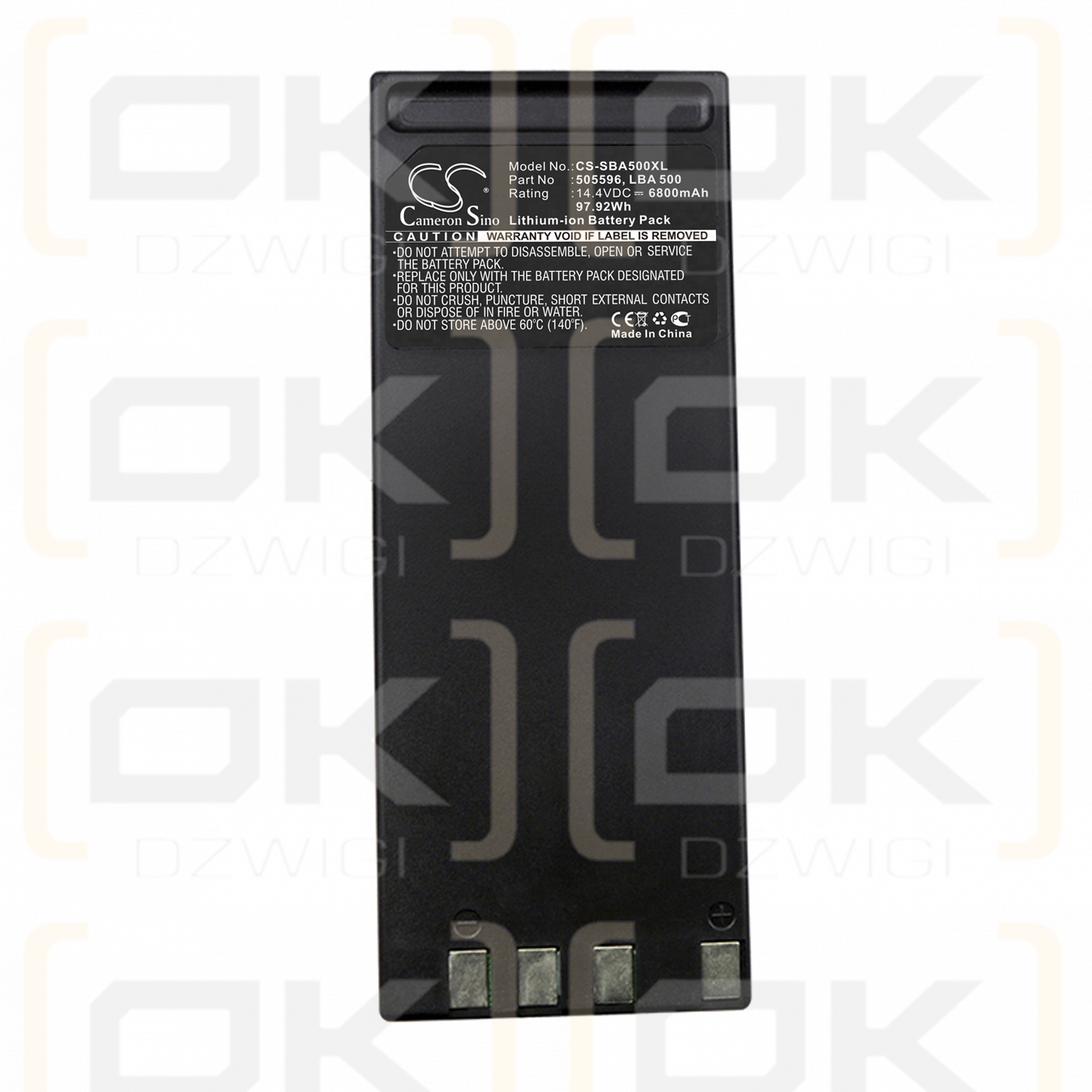 Sennheiser LSP 500 Pro / LBA 500 6800 mAh Li-Ion 14,4 V (Cameron Sino)