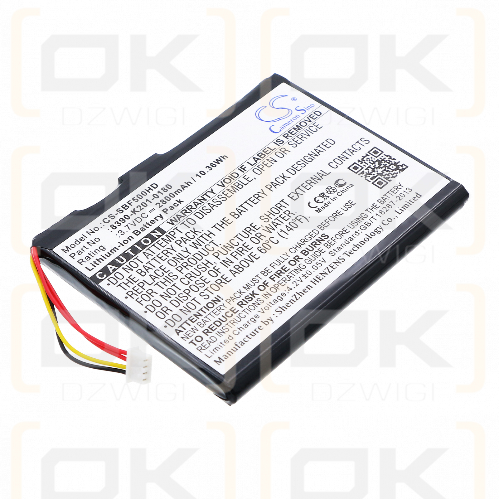 Seagate STBF500101 / 8390-K201-0180 2800 мА·ч Li-ion 3,7 В (Cameron Sino)