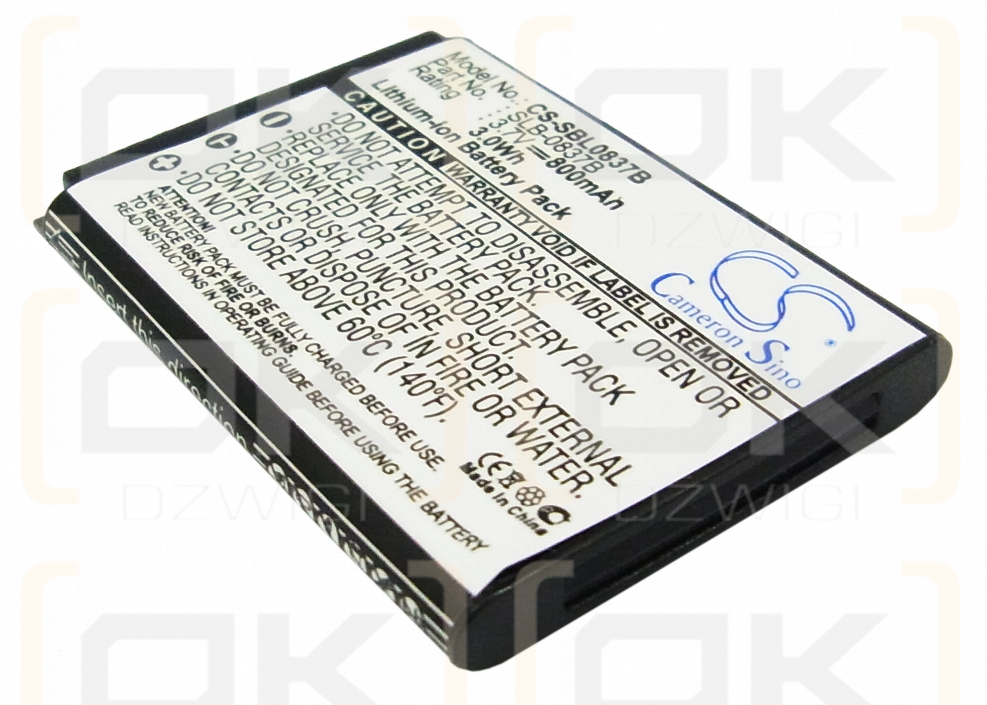 Samsung NV8 / SLB-0837B 800mAh Li-ion 3.7V (Cameron Sino)