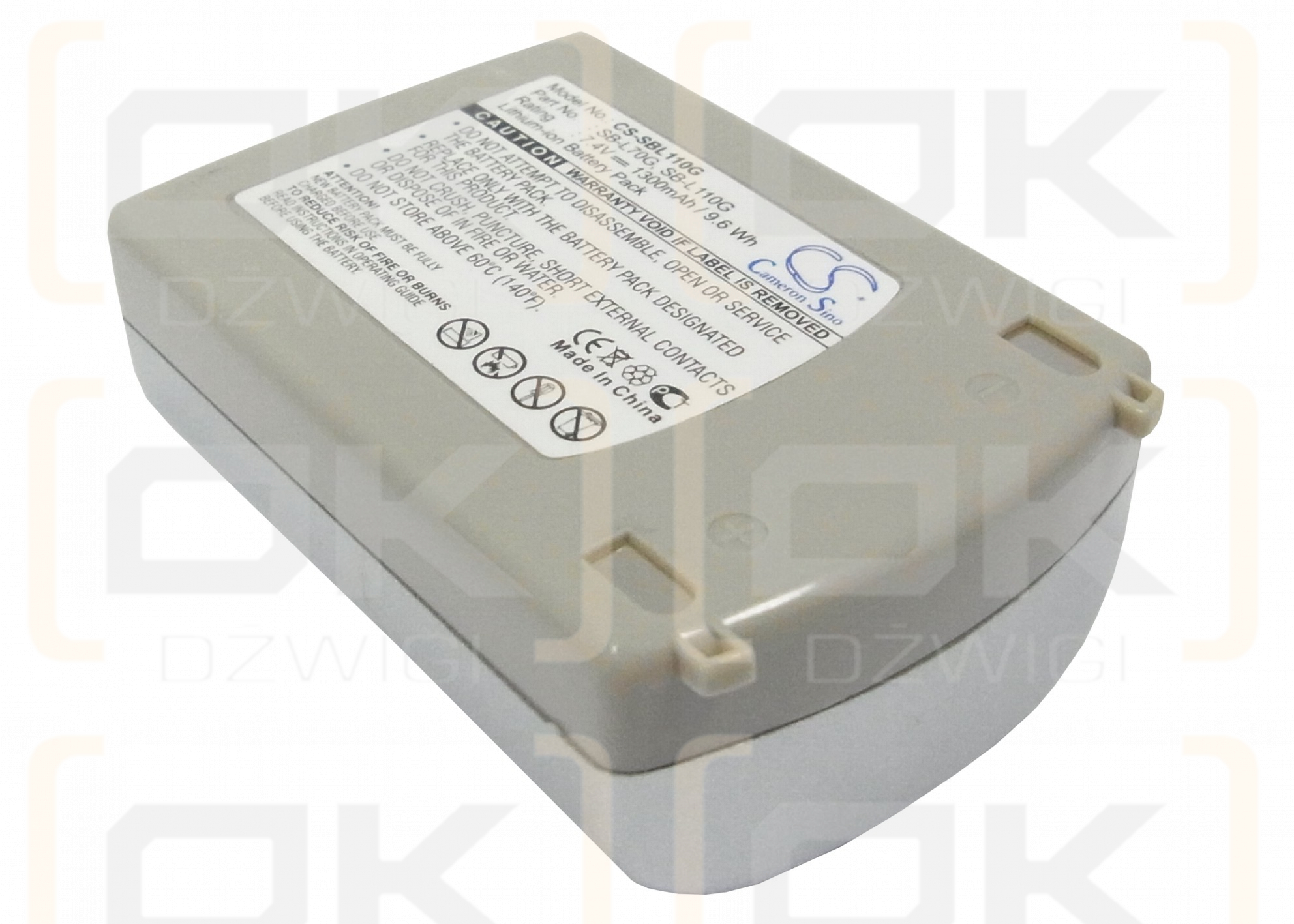 Samsung SC-D5000 / SB-L70G 1300 mAh Li-ion 7,4 V (Cameron Sino)