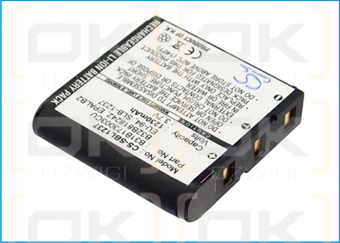Samsung Digimax L85 / SB-L1237 1230 mAh Li-ion 3,7 V (Cameron Sino)