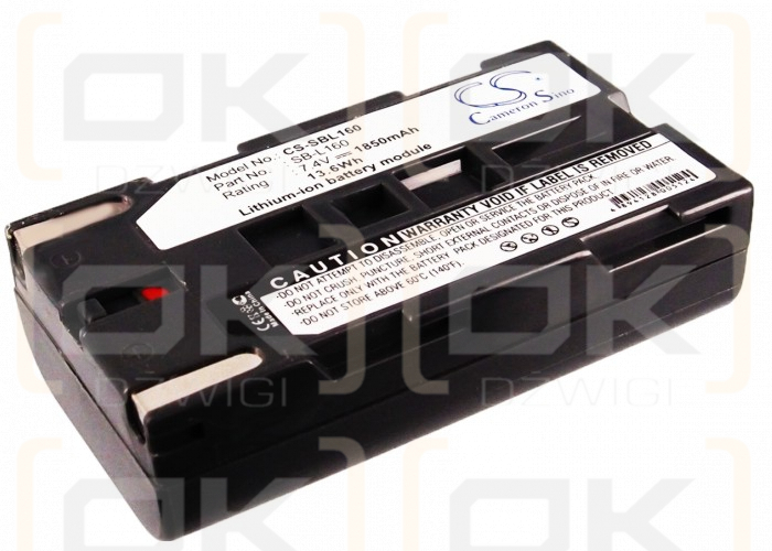 Samsung VP-W97 / SB-L160 1850mAh Li-ion 7.4V (Cameron Sino)