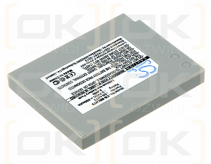 Samsung SDC-MS61S / SB-LH73 650 mAh Li-ion 3,7 V (Cameron Sino)