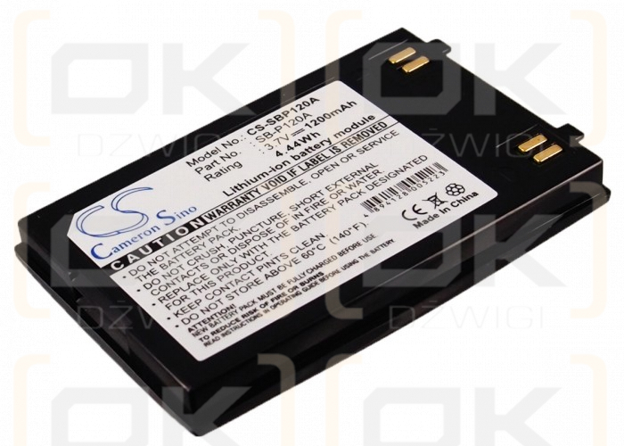 Samsung SC-MM10S / SB-P120A 1200mAh Li-ion 3.7V (Cameron Sino)