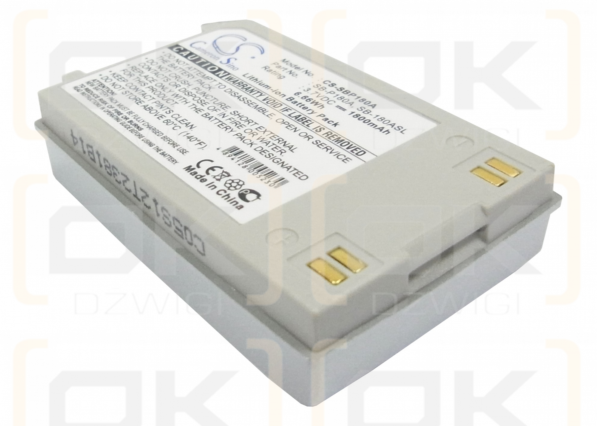 Samsung SC-MM10BL / SB-P180A 1800mAh Li-ion 3.7V (Cameron Sino)