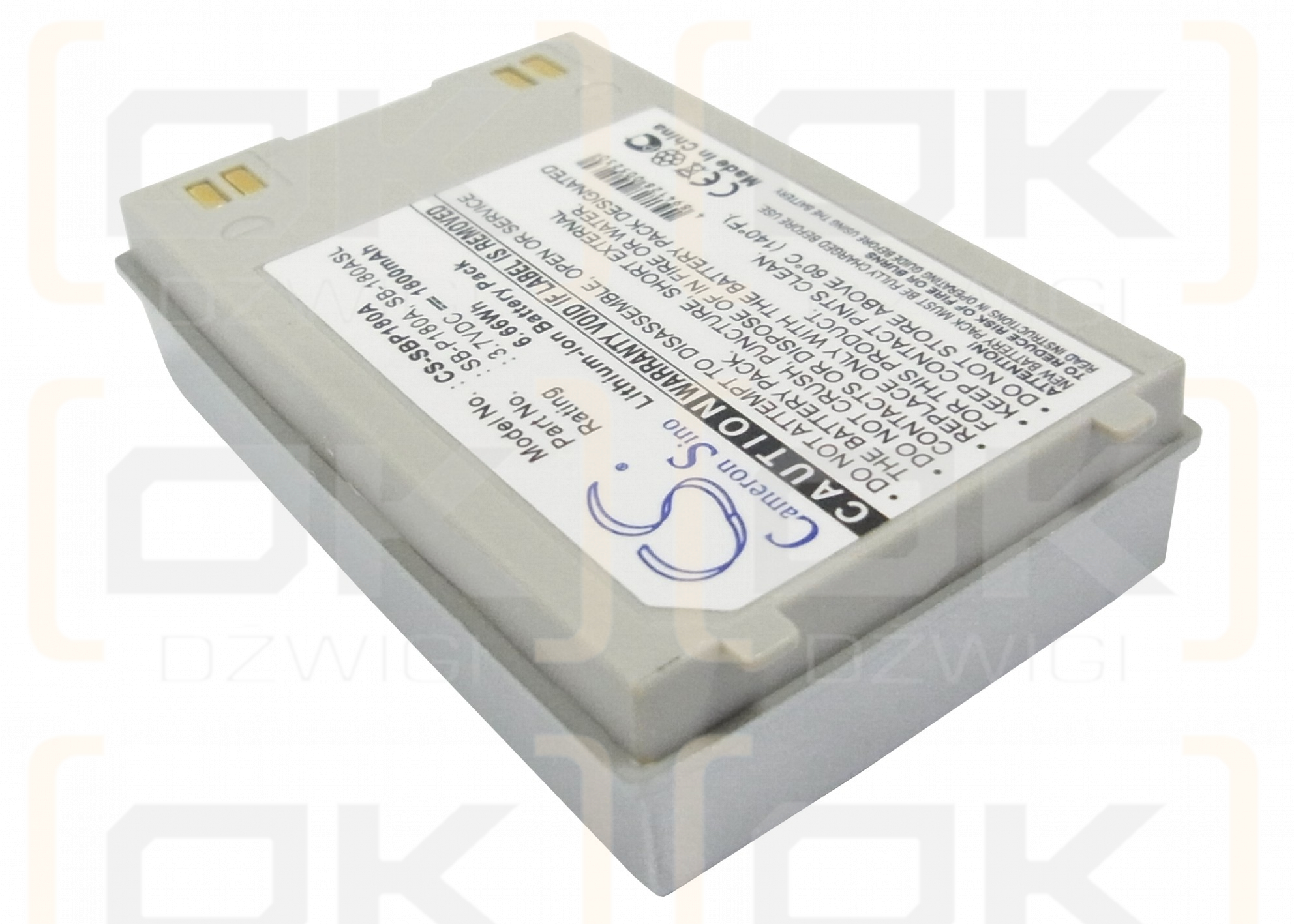 Samsung SC-MM10BL / SB-P180A 1800mAh Li-ion 3.7V (Cameron Sino)